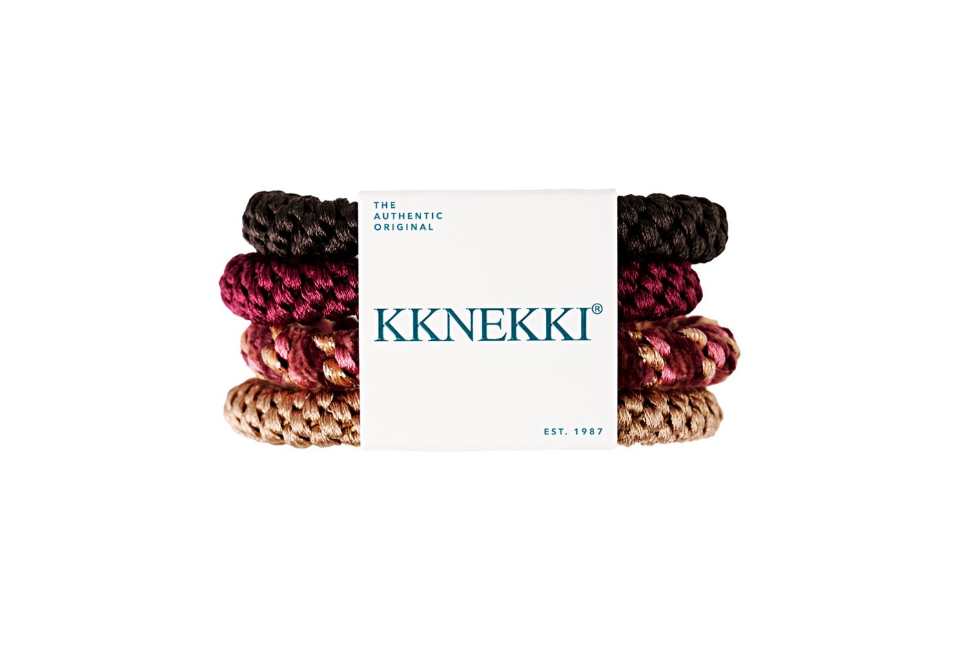 KKNEKKI Haargummi Original Hair Ties - 4er Bundle