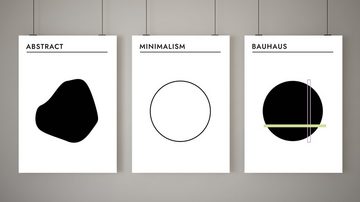 MOTIVISSO Poster Kunststil - Minimalism