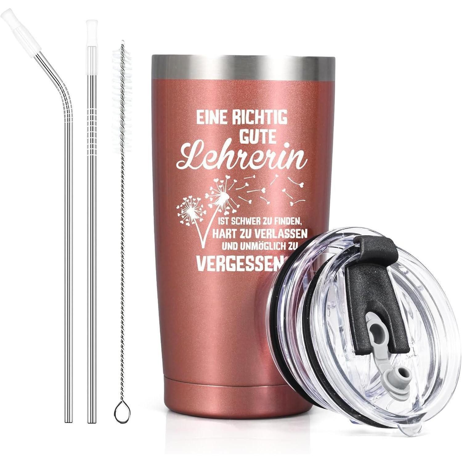 LuxusKollektion Thermobecher Lehrerin Geschenk Thermobecher 600ml Kaffee Becher to go Richtig Gute