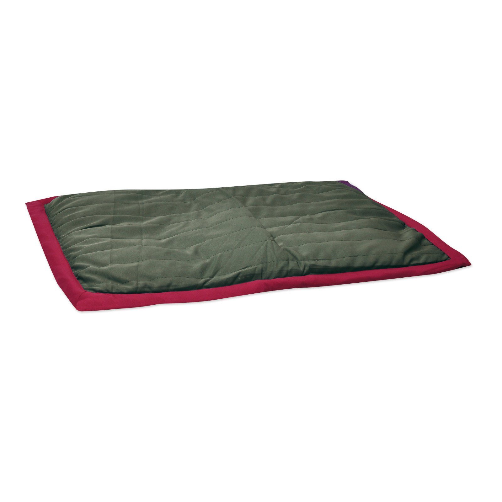 Aumüller Tierkissen Liegekissen CANVAS für Hunde Olive / Pink, 120 cm