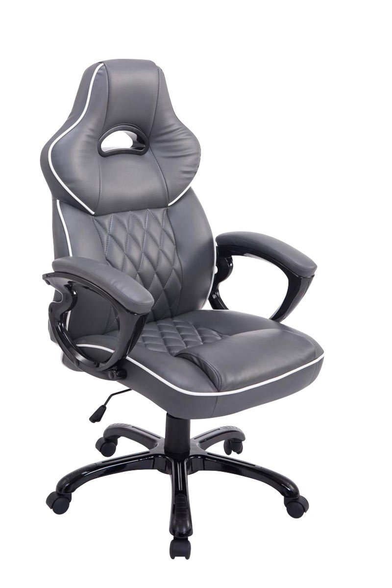 CLP Gaming Chair BIG XXX Kunstleder, höhenverstellbar und drehbar grau
