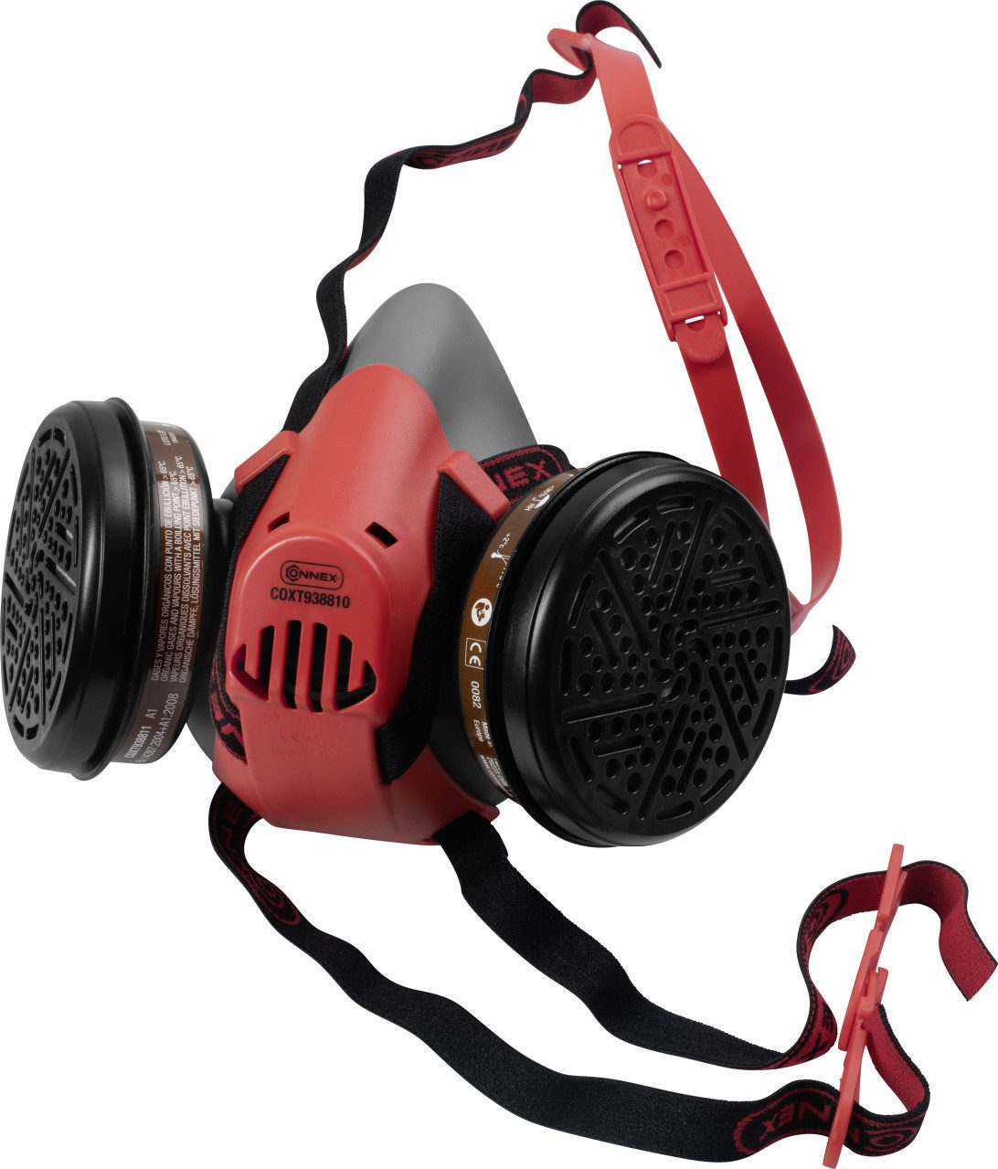 Connex Atemschutz-Vollmaske Connex Halbmaske COXT938810 2x A1-Gasfiltern