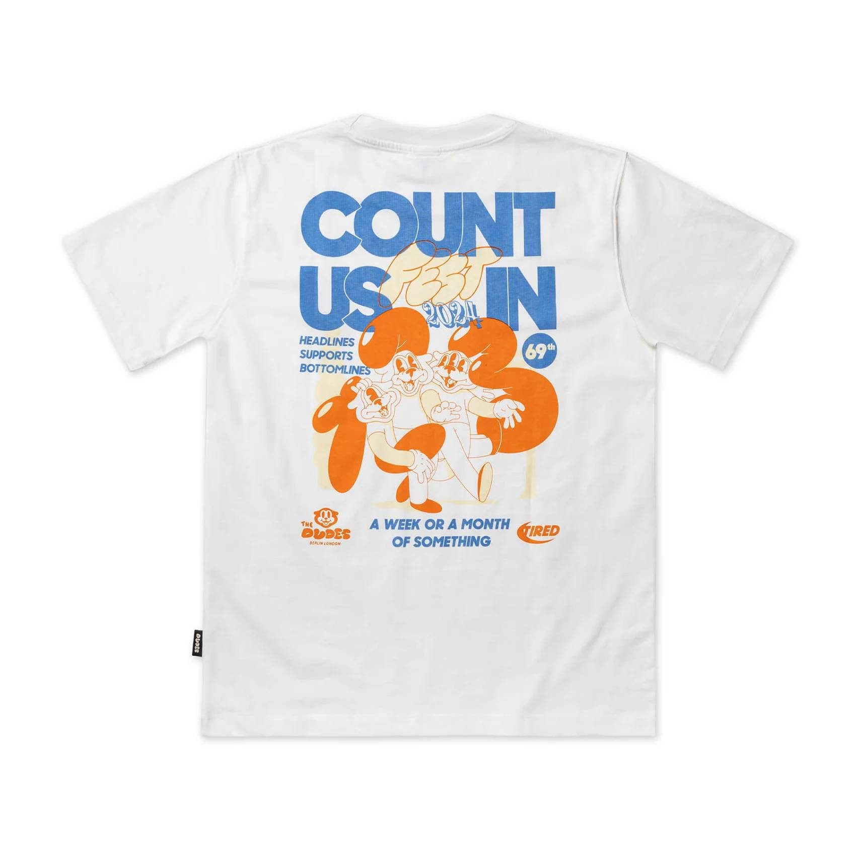 The Dudes T-Shirt T-Shirt The Dudes Count Us In (1-tlg) Großer "The Dudes" Logo-Print auf der Rückseite
