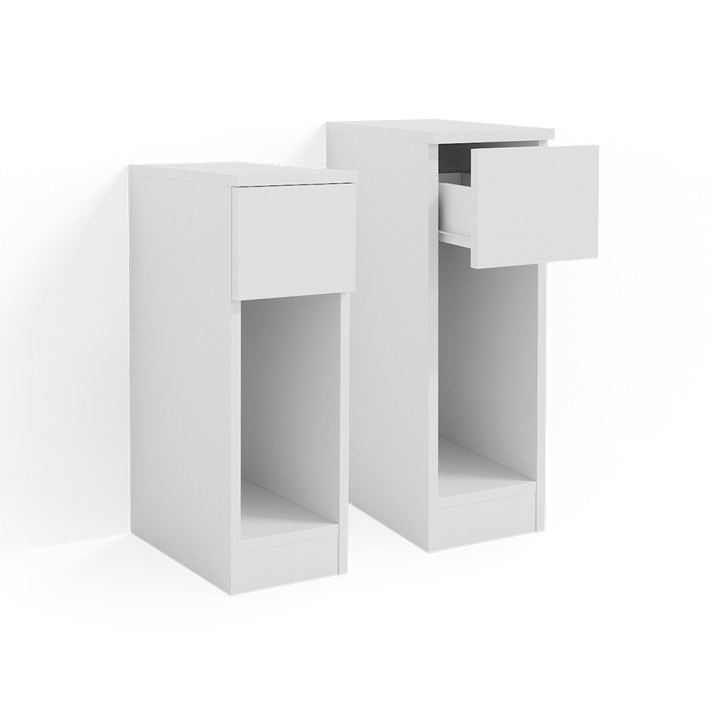Vicco Nachtschrank Enton, Weiß, 20 x günstig online kaufen
