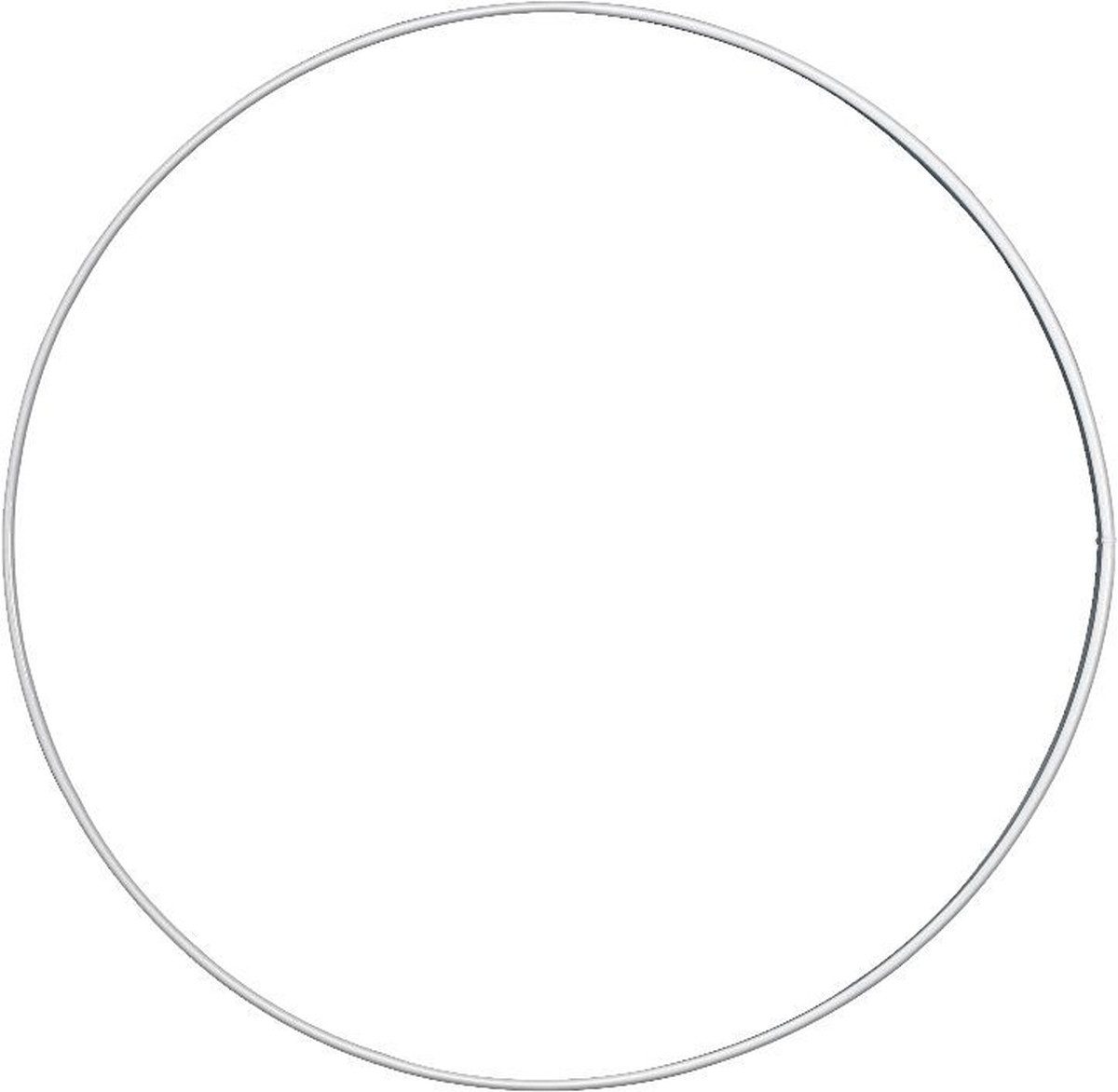 Knorr Prandell Bastelfilz Drahtring 20cm weiß