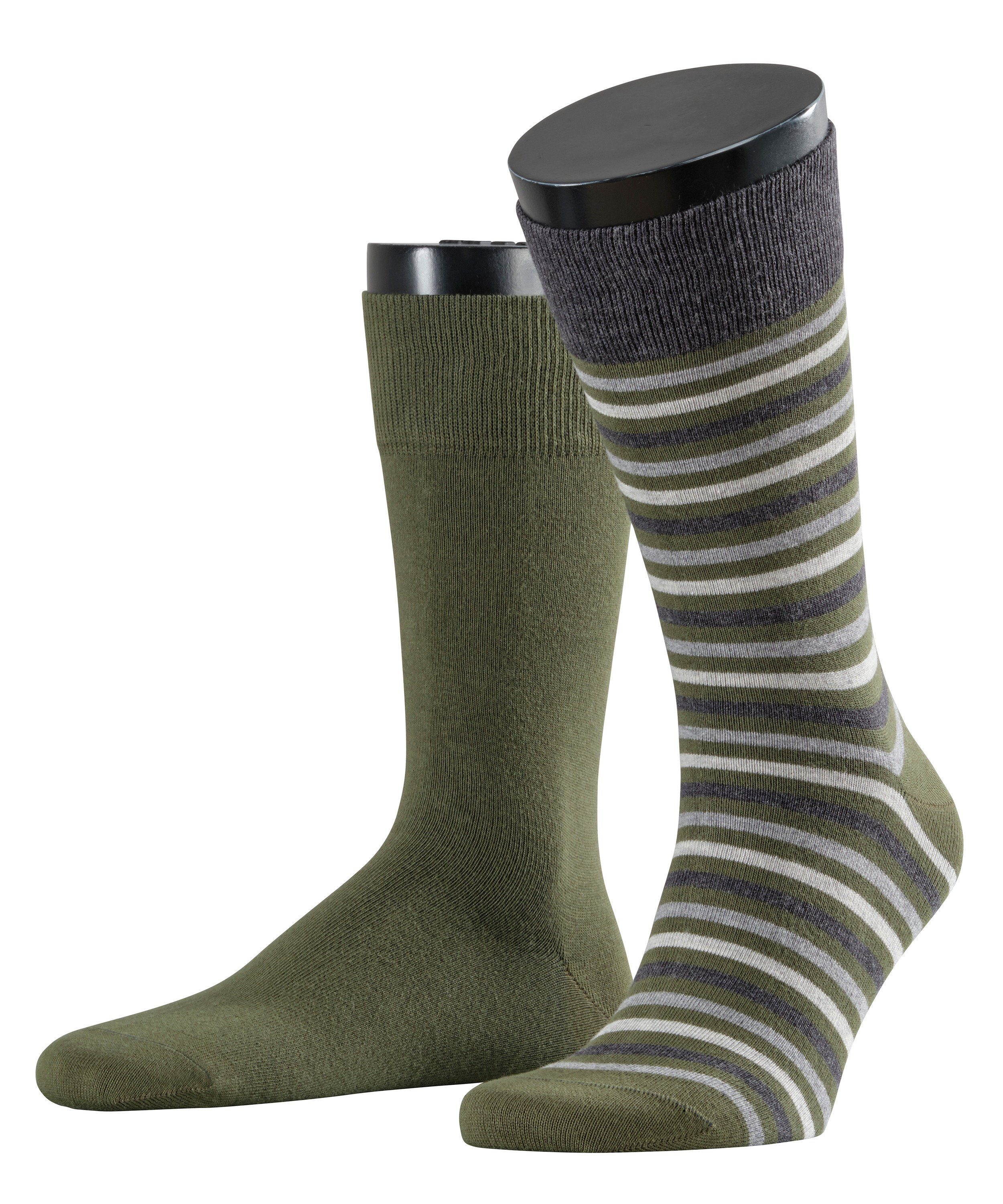 Esprit Socken Multistripe 2-Pack (2-Paar) mit feinen Streifenmuster günstig online kaufen