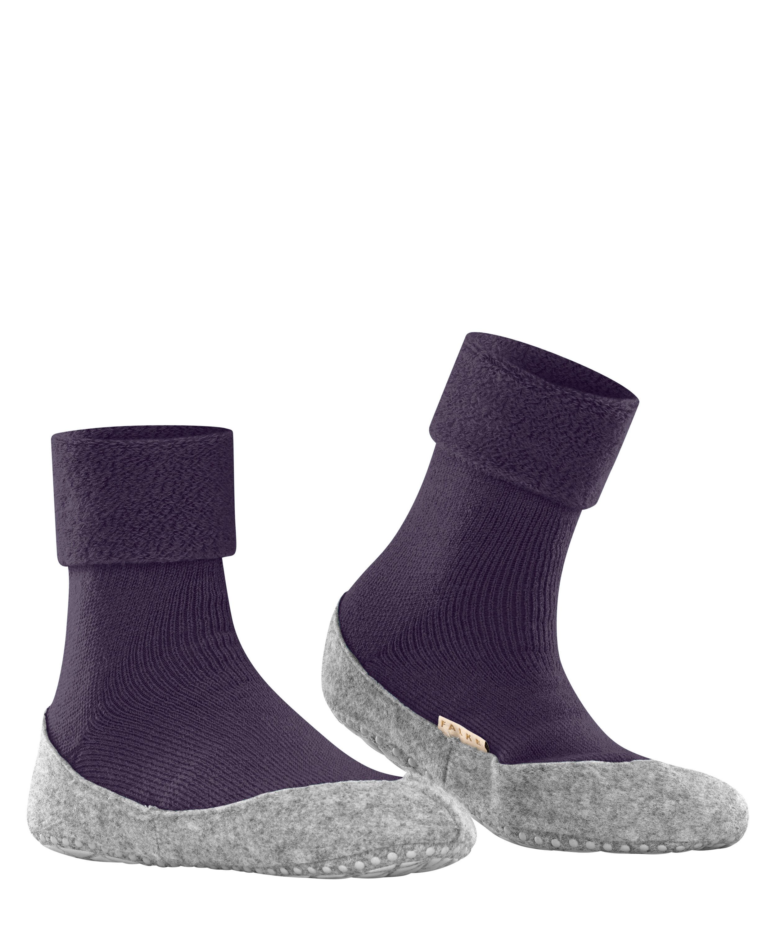 FALKE Socken Cosyshoe Hausschuhe (1-Paar) mit Merinowolle & rutschhemmender Sohle