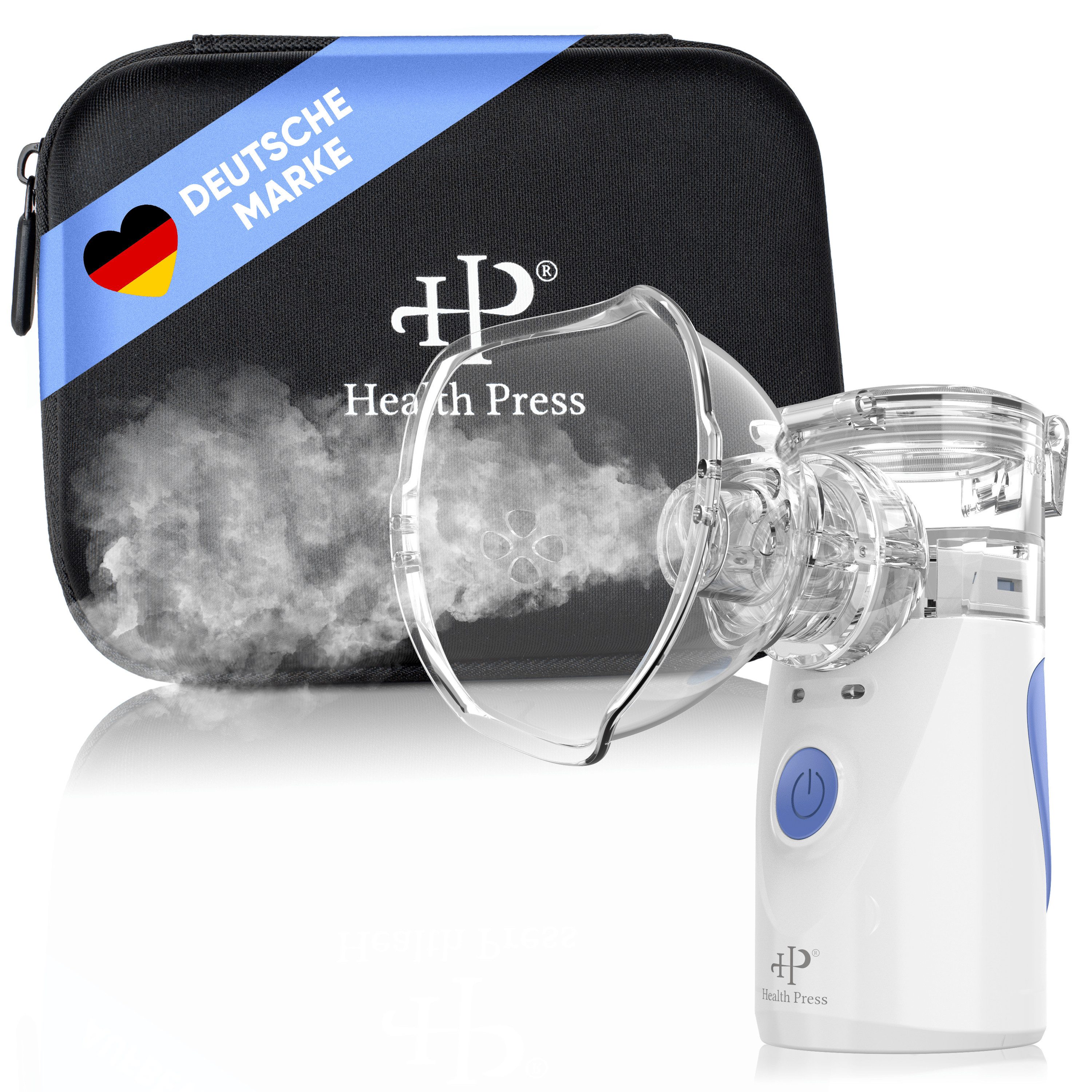 Health Press Inhalationsgerät - Inhalator & tragbares Inhaliergerät für Kinder, Baby & Erwachsene