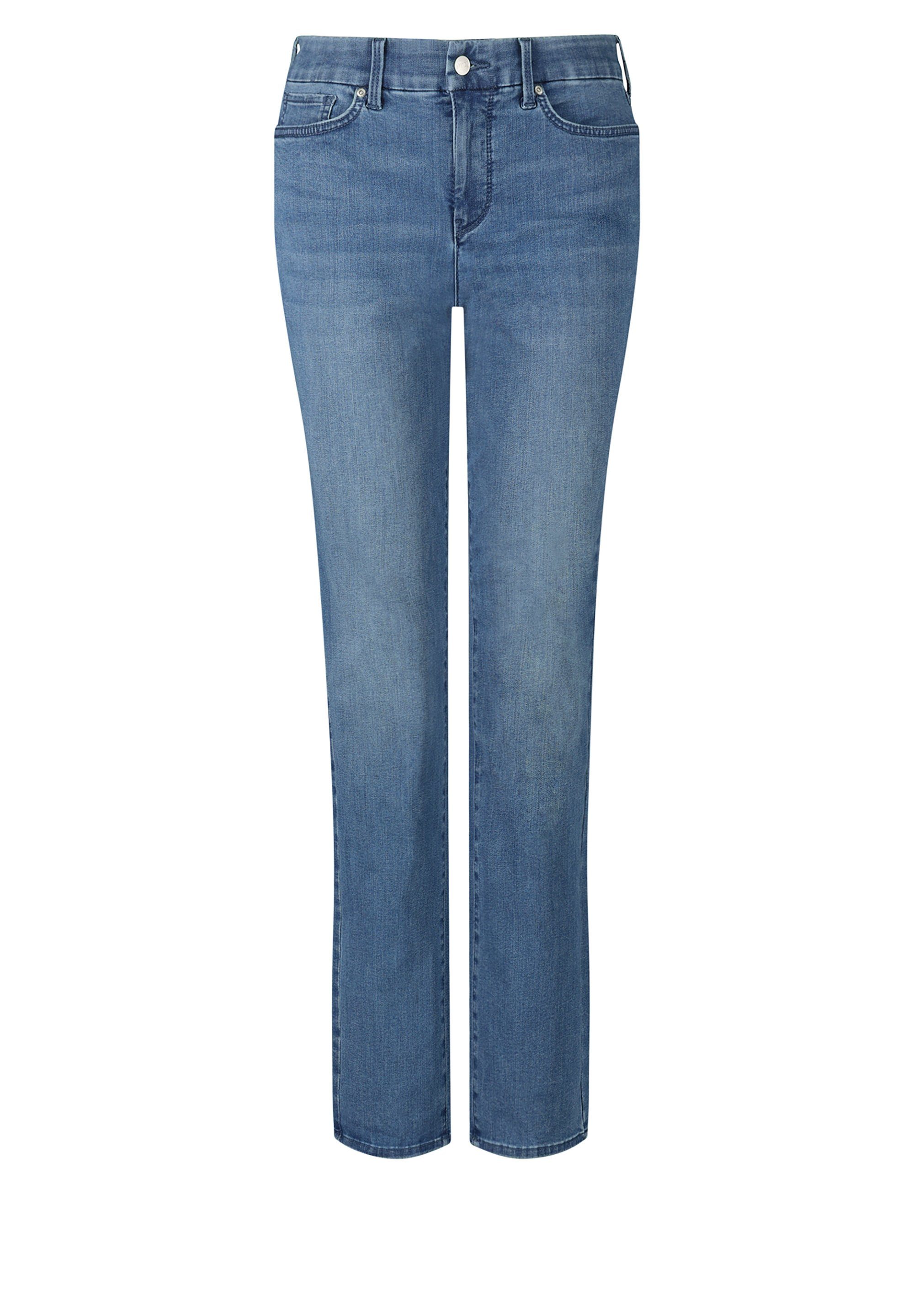 NYDJ Straight-Jeans Waist Match Marilyn Straight Reiß- und Knopfverschluss, Lift-Technologie Stunning