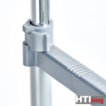 HTI-Living Kleiderständer Rollkleiderständer, 2-stufig Metall, Kunststoff