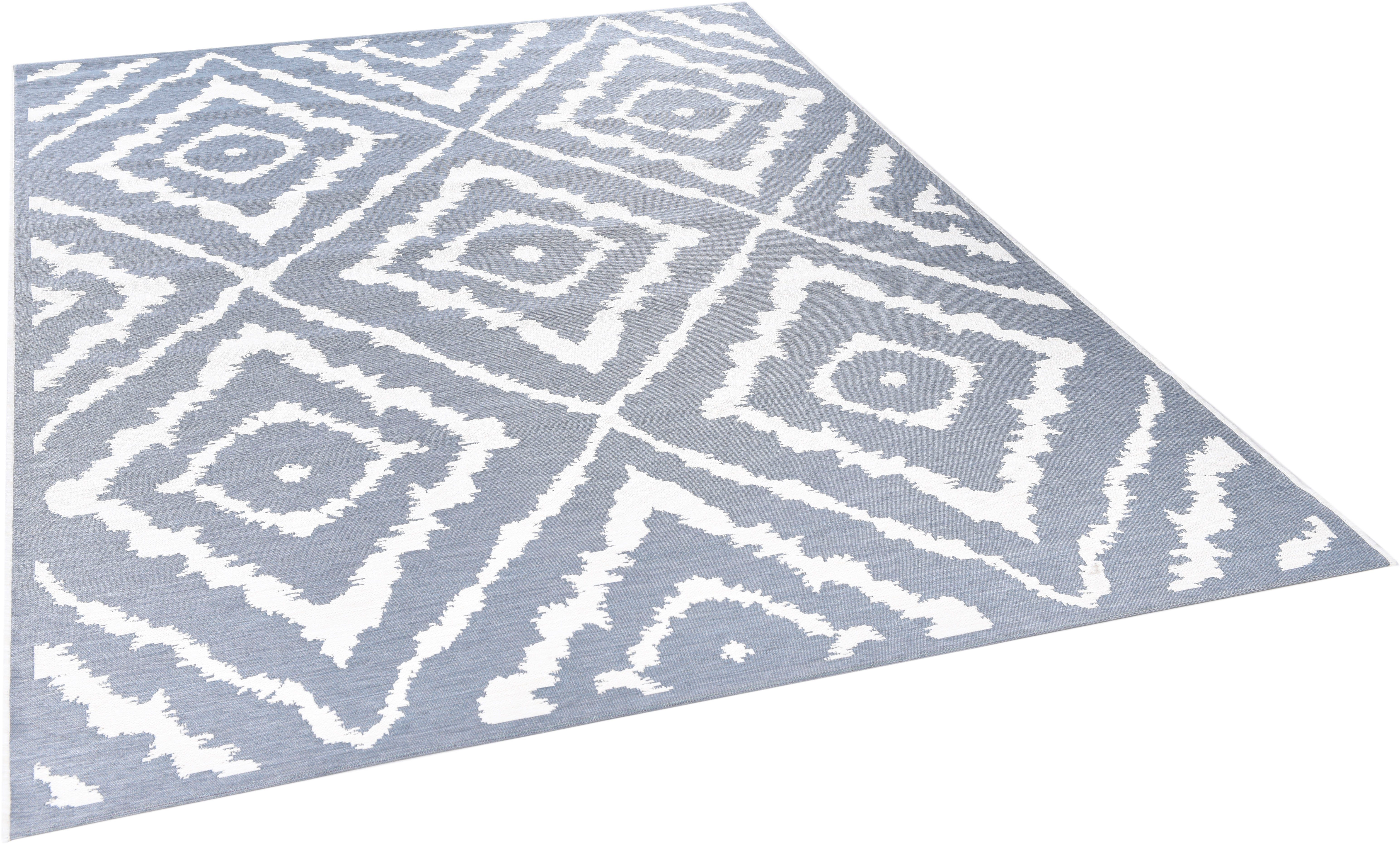 TOM TAILOR HOME Teppich Garden Pattern, rechteckig, Höhe: 3 mm, Flachgewebe, modernes Rauten Design, In- und Outdoor geeignet. Reduzierter Preis € 69,59. Unverbindliche Preisempfehlung € 79,00