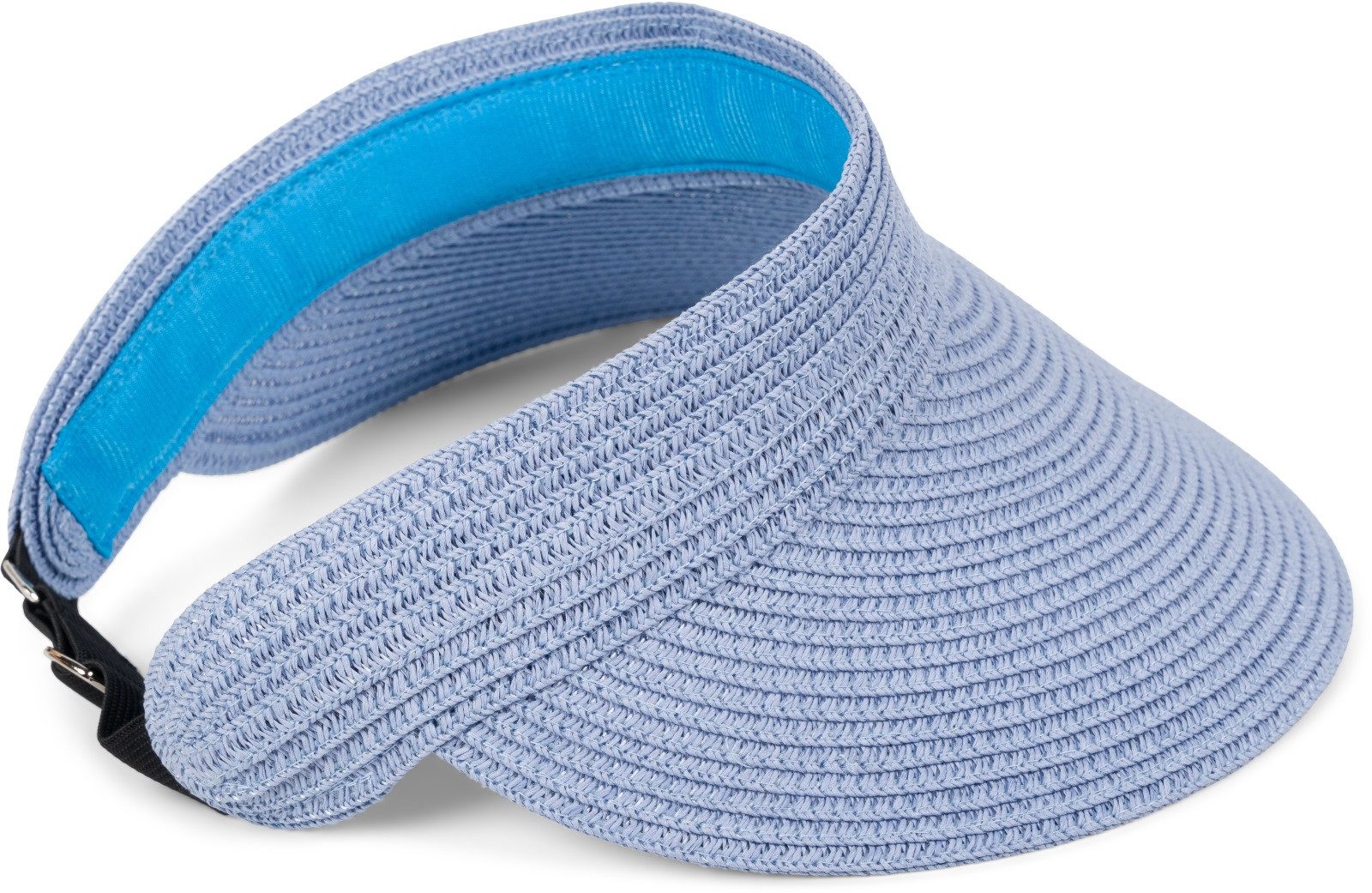 styleBREAKER Visor Papierstroh Visor Cap Einfarbig (1-St)