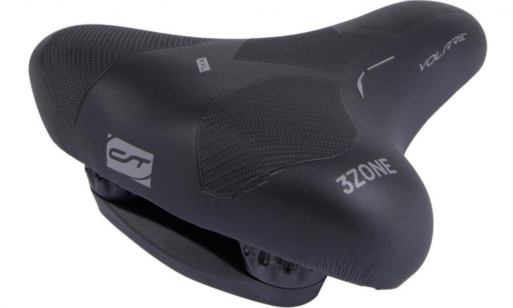 Contec Fahrradsattel CT SATTEL VOLARE CITY XXL CITY/TOUR UNISEX SCHWARZ