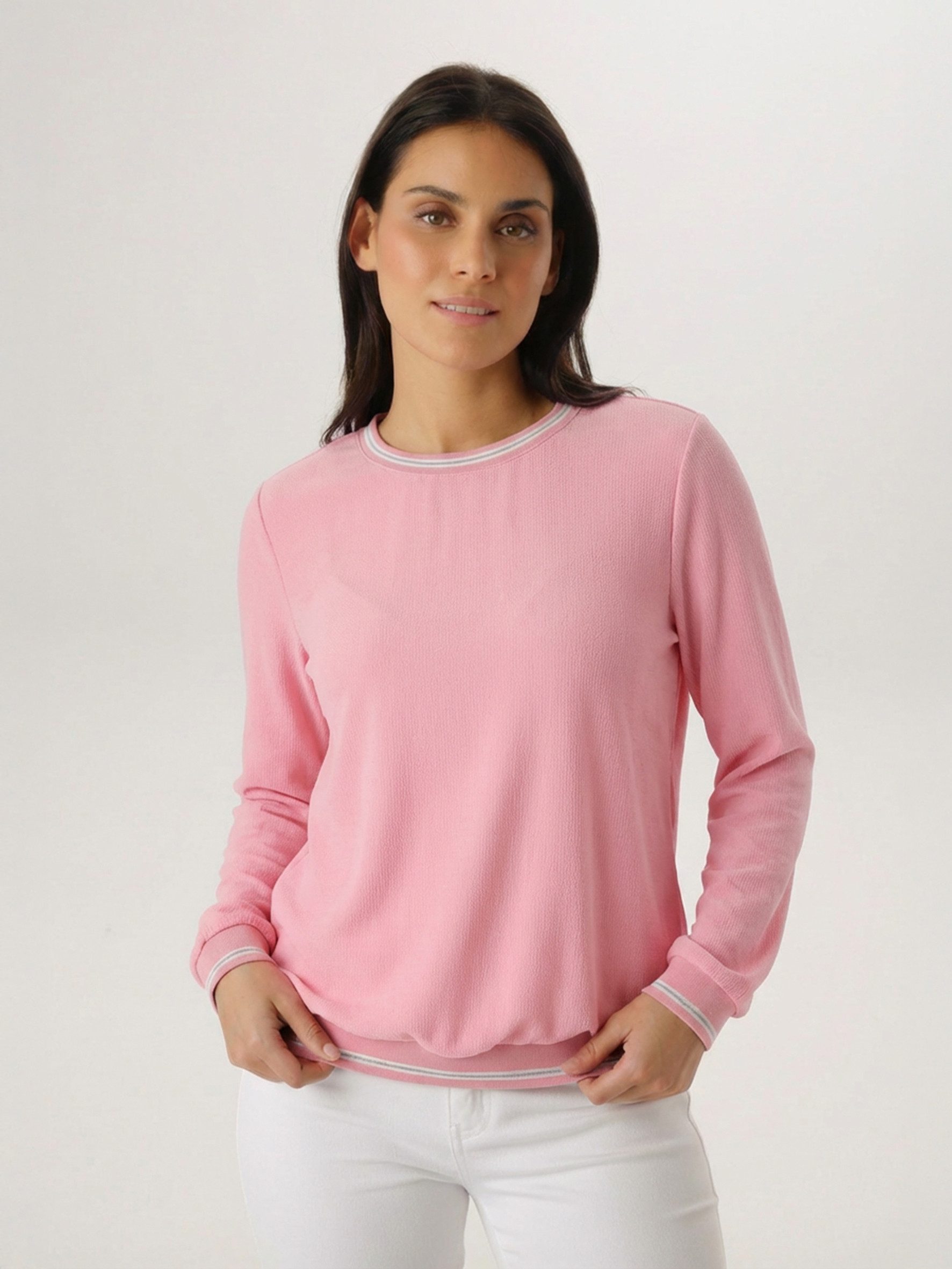 Aniston SELECTED Shirtbluse mit sportiven Bündchen
