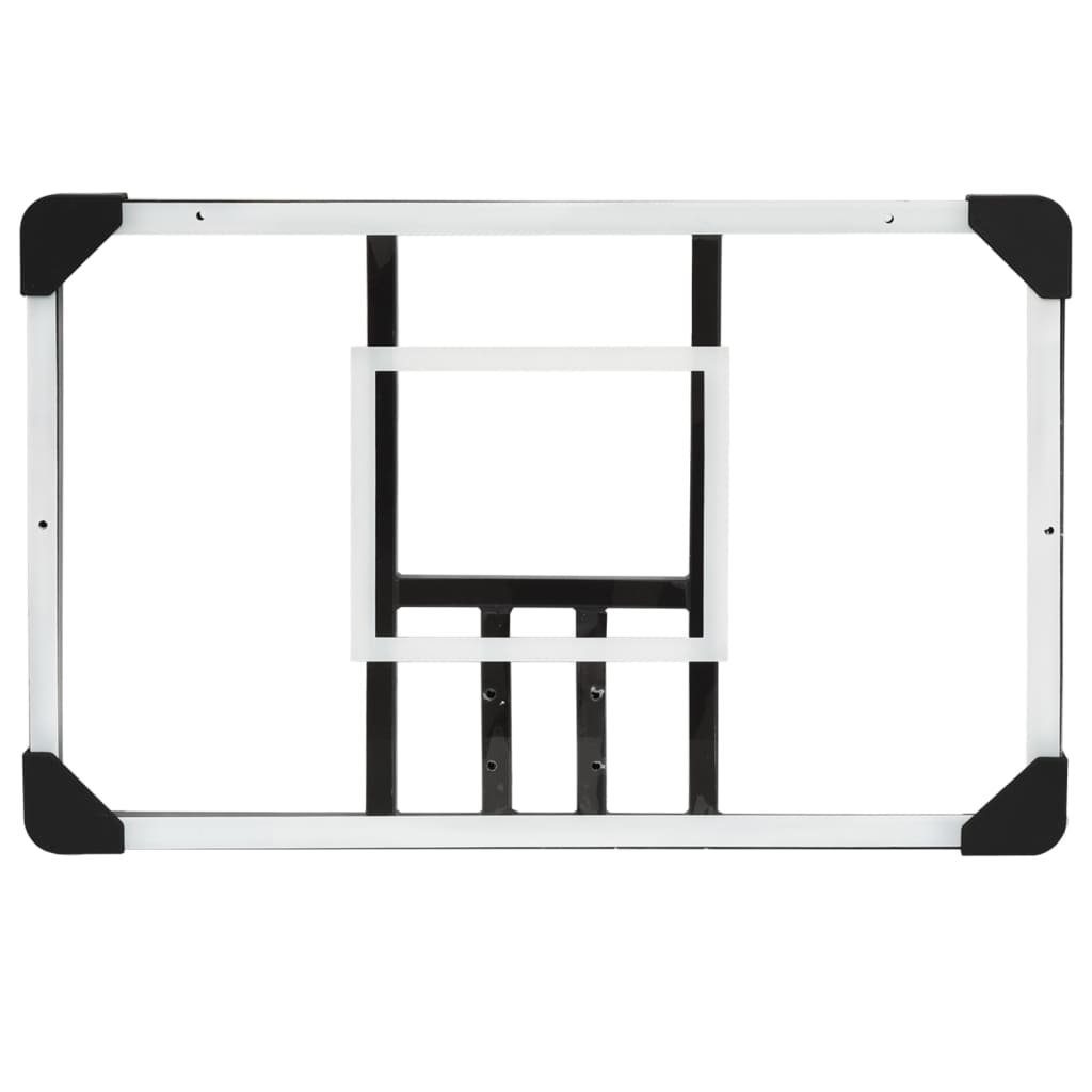 vidaXL Basketballkorb Transparent Basketballkorb Polycarbonat cm 71x45x2,5