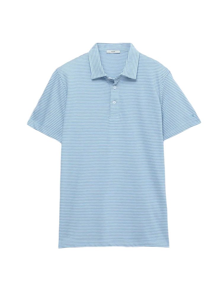 KİP T-Shirt Mavi Polo Yaka T-Shirt aus 100% Baumwolle