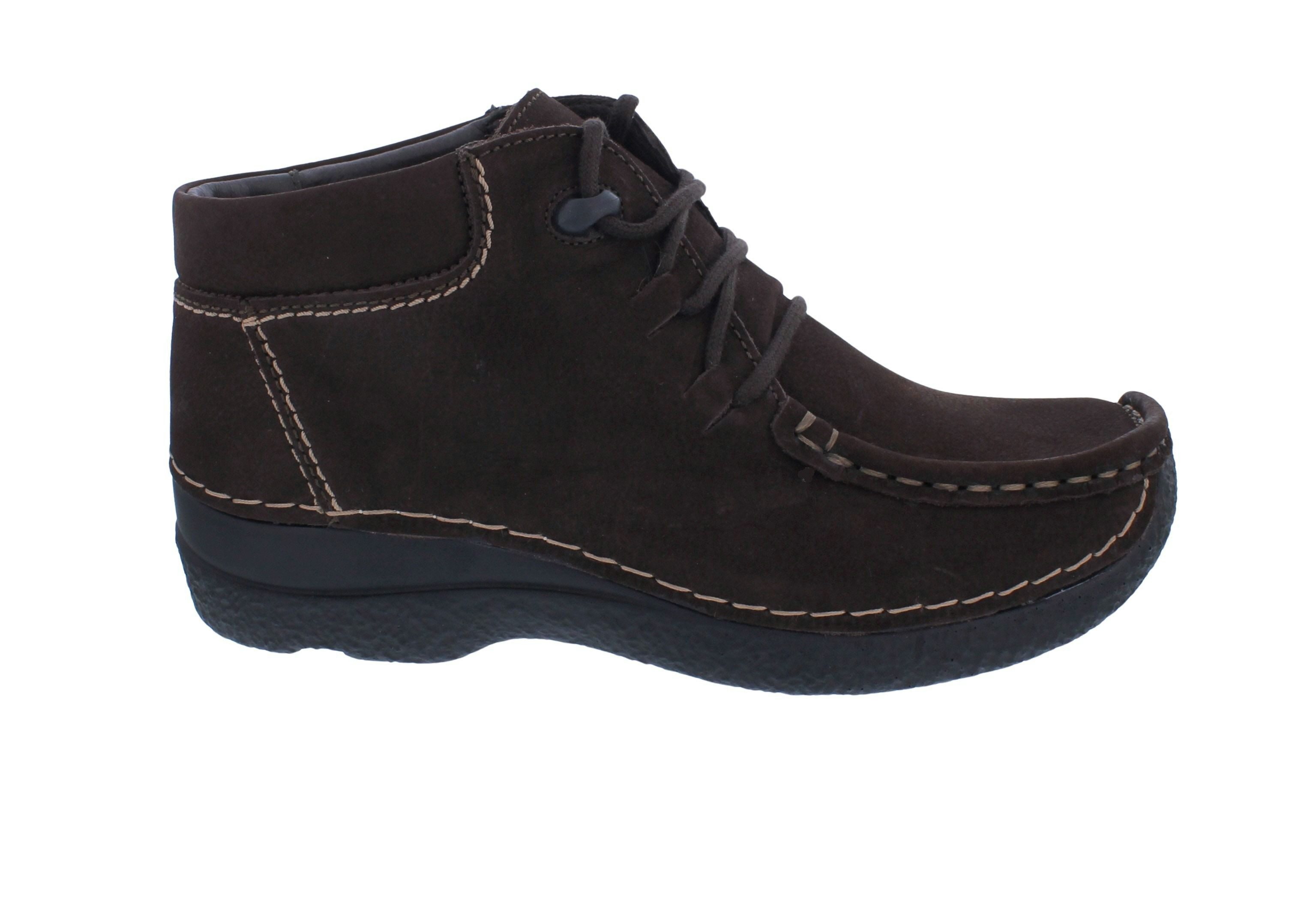WOLKY Wolky Stiefelette Seamy Moc 0625311-300, Antique Nubukleder, Braun, F Schnürstiefel
