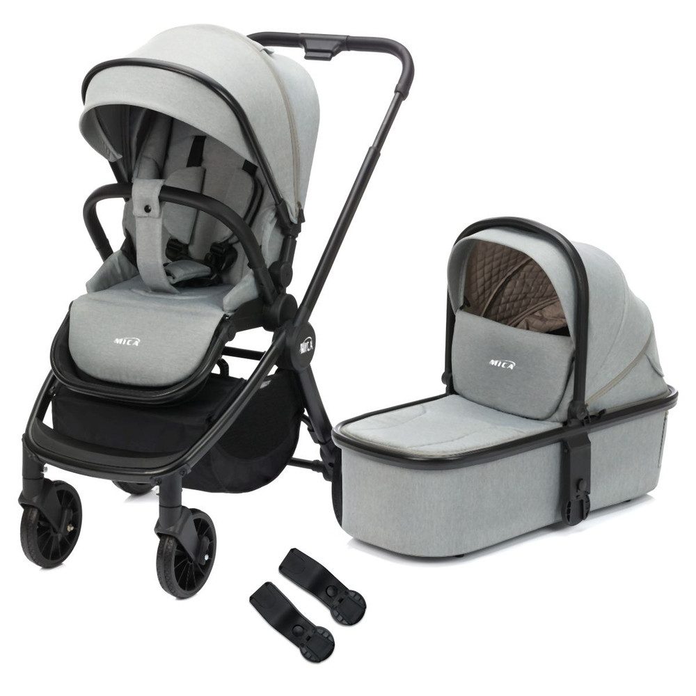 Kombi-Kinderwagen Mica - Kinderwagenset Cougar - grau