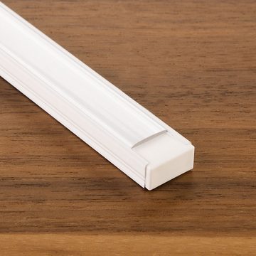 SO-TECH® LED-Stripe-Profil Endkappenset für Led Aufbau - Profil-11 weiß
