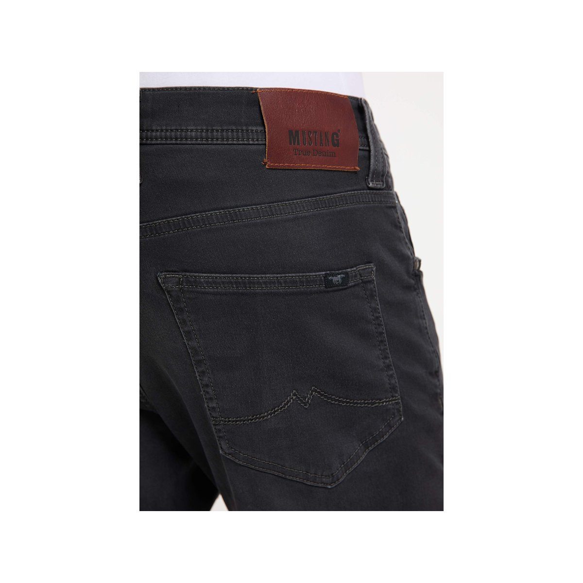 regular (1-tlg) 5-Pocket-Jeans schwarz MUSTANG