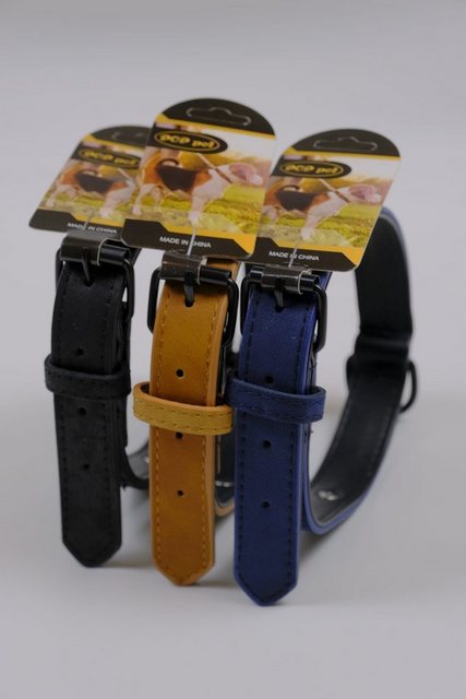 AVADI Hunde-Halsband “LHB”, Hundehalsband Leder, Hundehalsband Leder Halsband für Hunde – S / M / L
