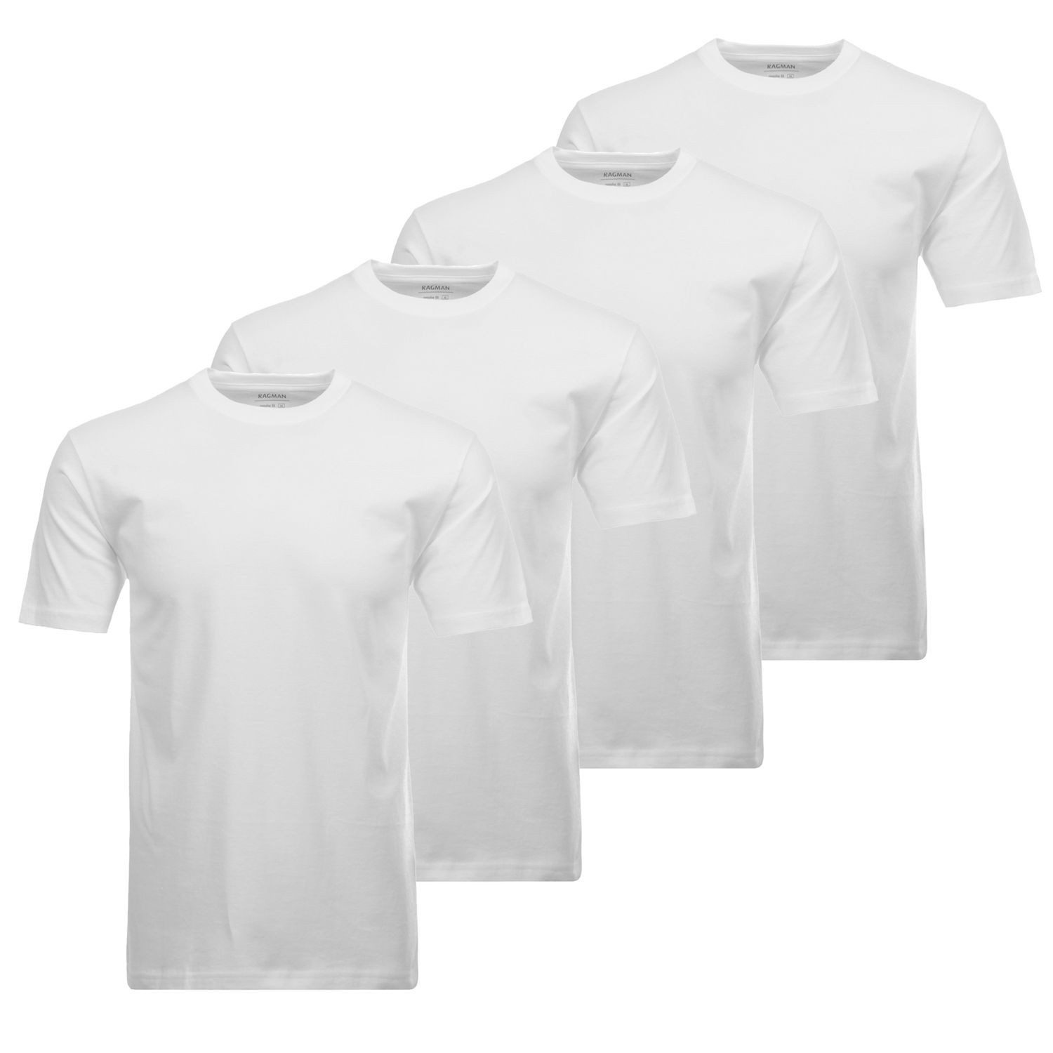 RAGMAN T-Shirt Basic (Sparpack) T-Shirts aus hochwertiger Baumwolle günstig online kaufen
