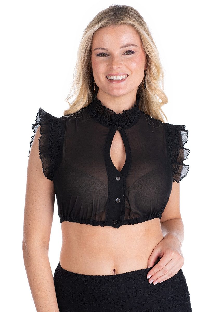 Hammerschmid Dirndlbluse Dirndlbluse - NADJA FA - schwarz