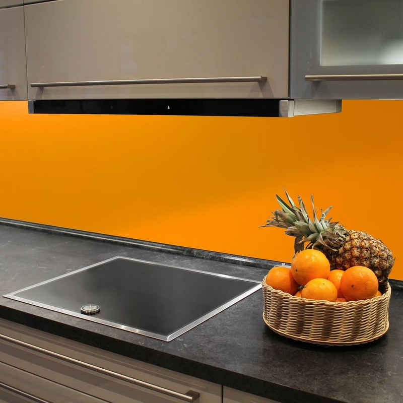 AYLO Küchenrückwand, (inklusive Montagekleber), Einfache Bearbeitung und schnelle Montage vor Ort, Bohren, Sägen und Schneiden