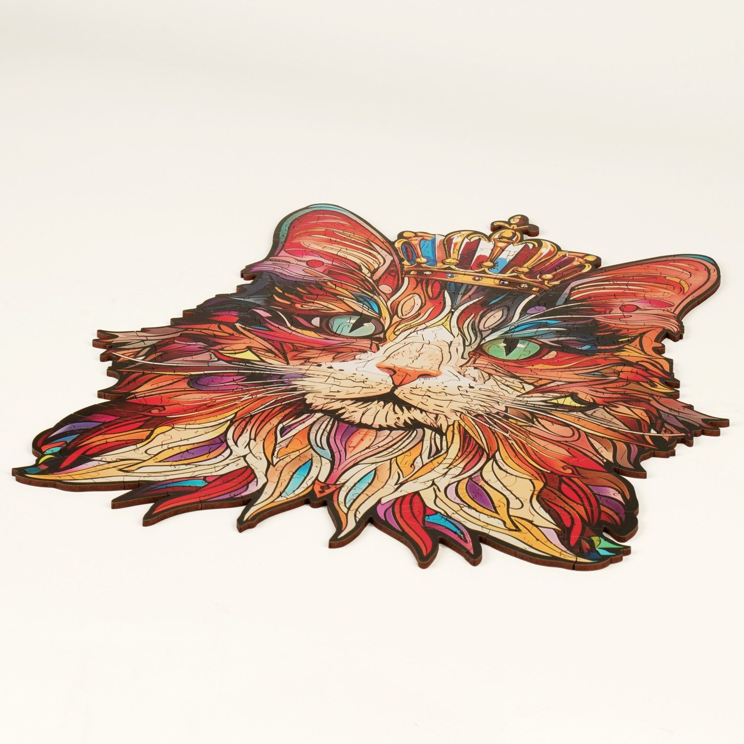 Rowood Puzzle Katze "Cat King", 200 Puzzleteile