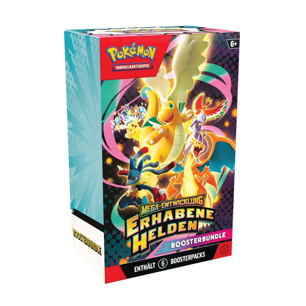 POKÉMON Sammelkarte Booster-Bundle Pokemon Sammel-Karten deutsch Erhabene Helden