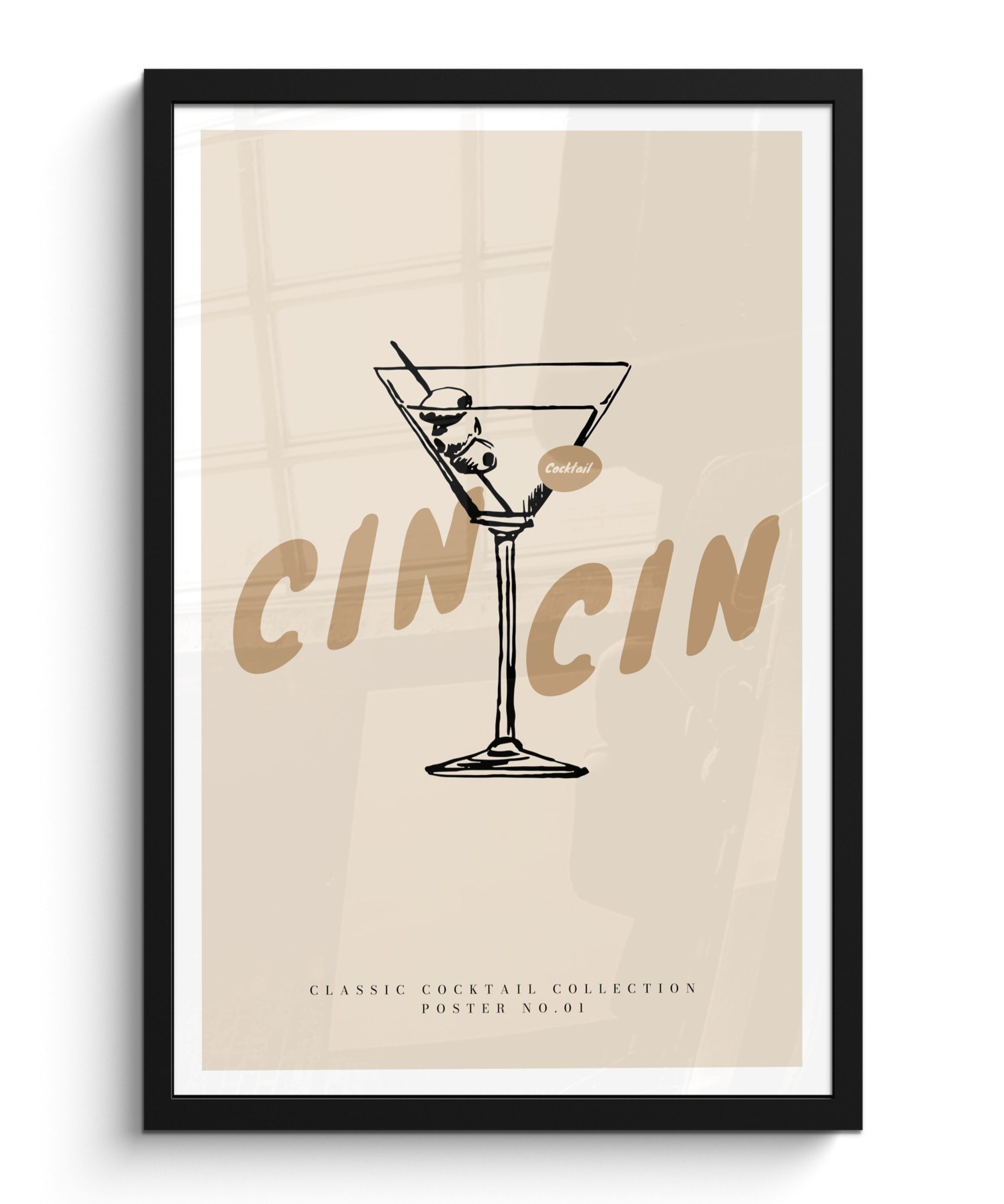MuchoWow Poster Cocktail - Cin Cin günstig online kaufen