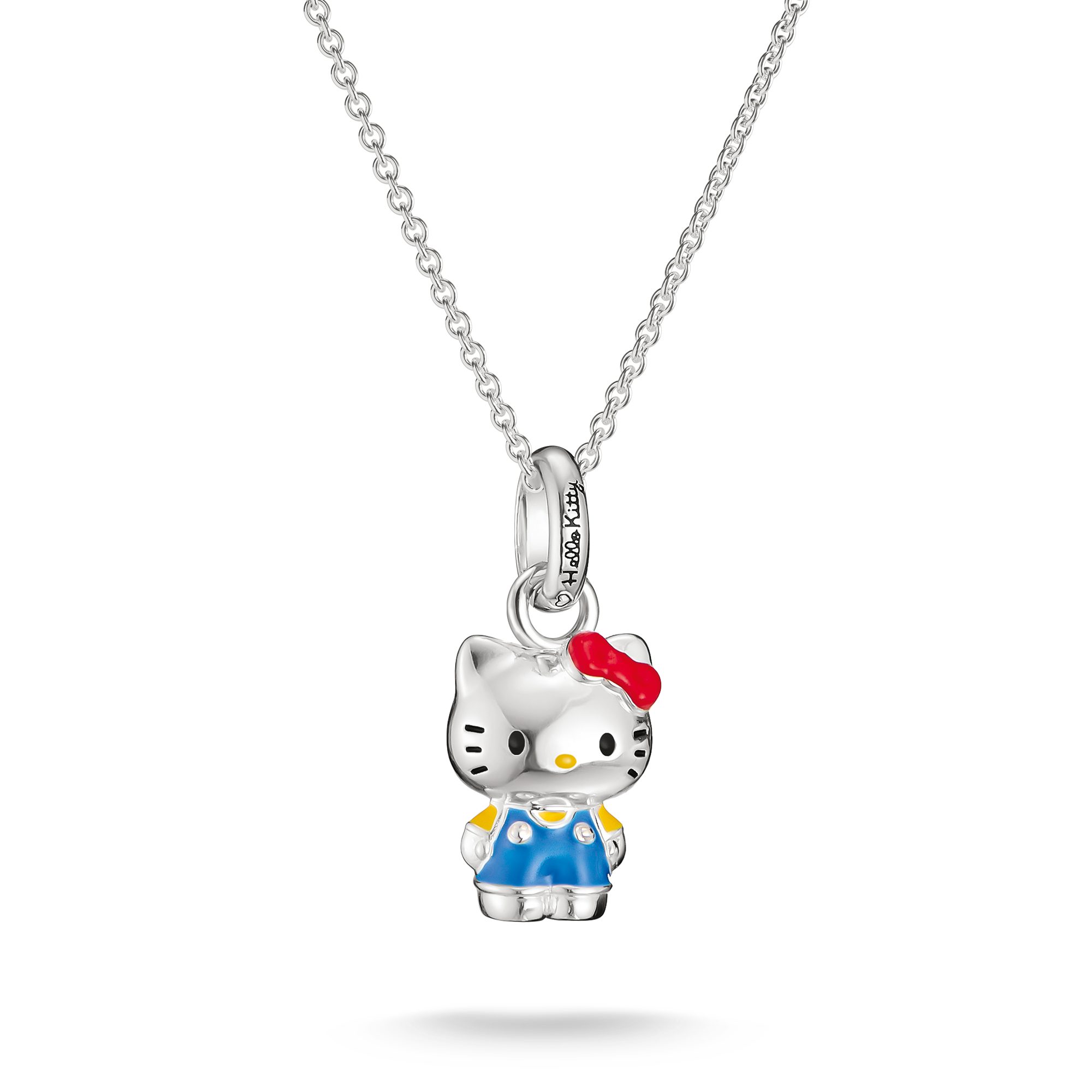 THOMAS SABO Kette mit Anhänger THOMAS SABO ♡ Hello Kitty Kette klassisch blau, Emaille