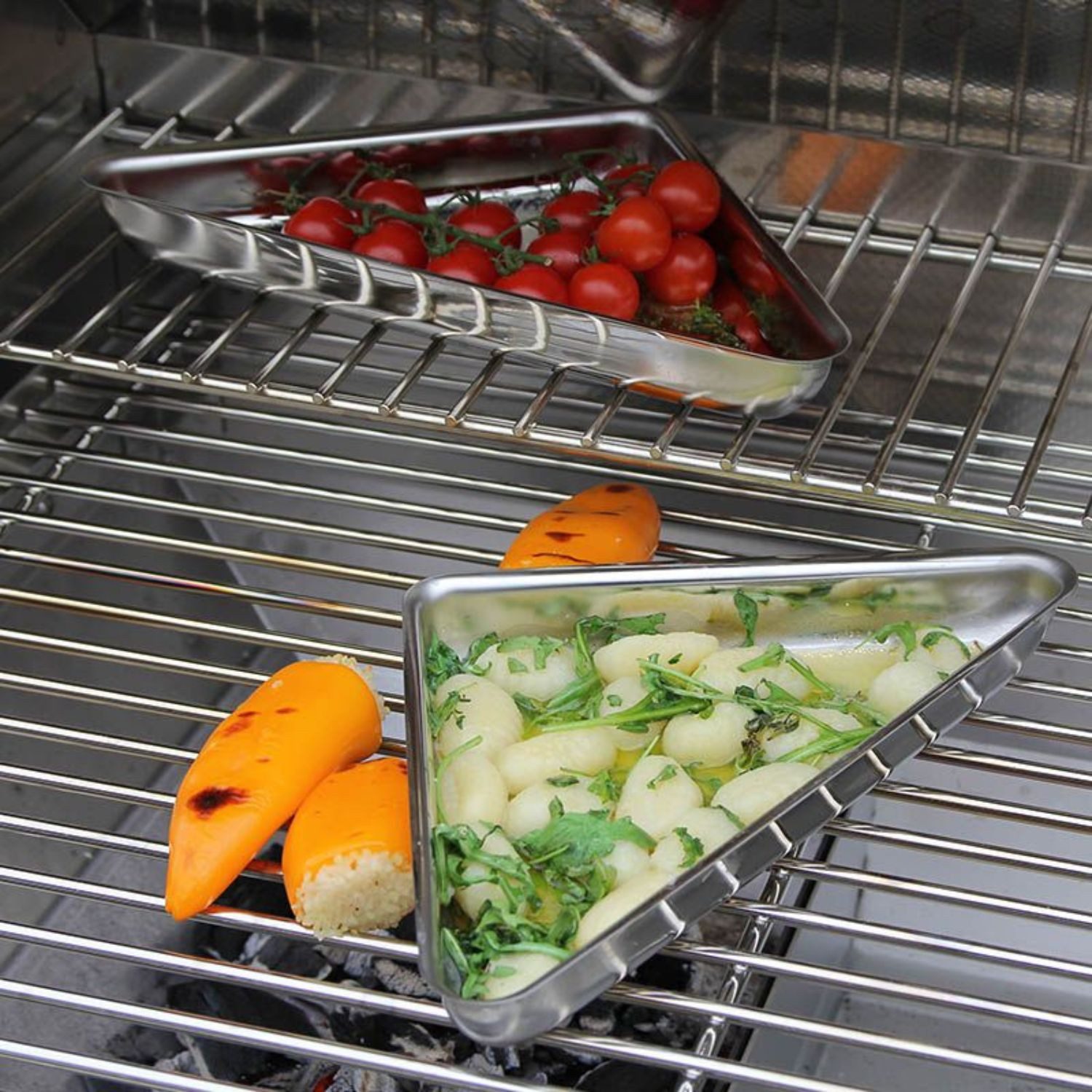 Thüros Raclettepfännchen Thüros Grillschalen-Set mit Universalgriff