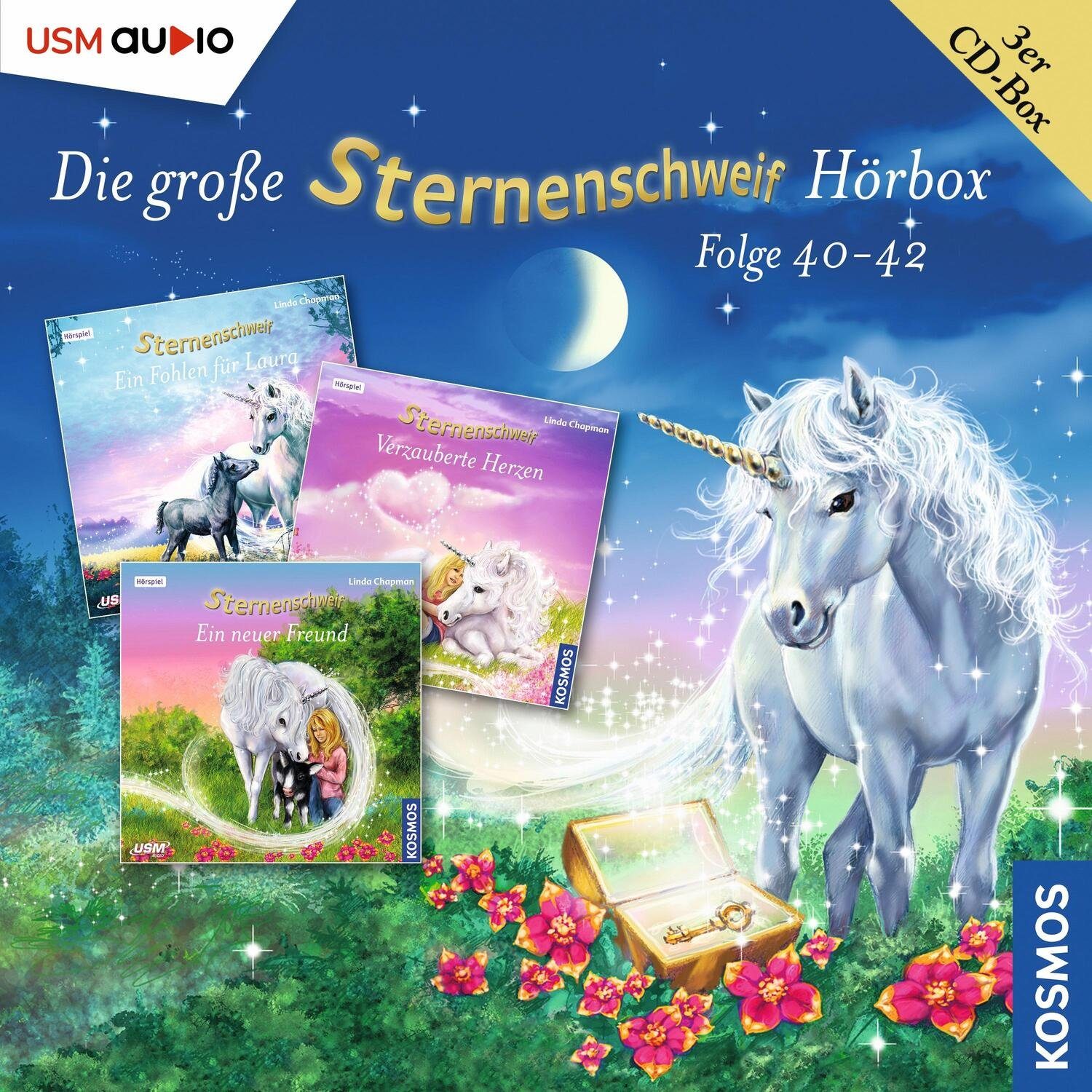 United Soft Media Hörspiel Die große Sternenschweif Hörbox Folgen 40-42 (3 Audio CDs)
