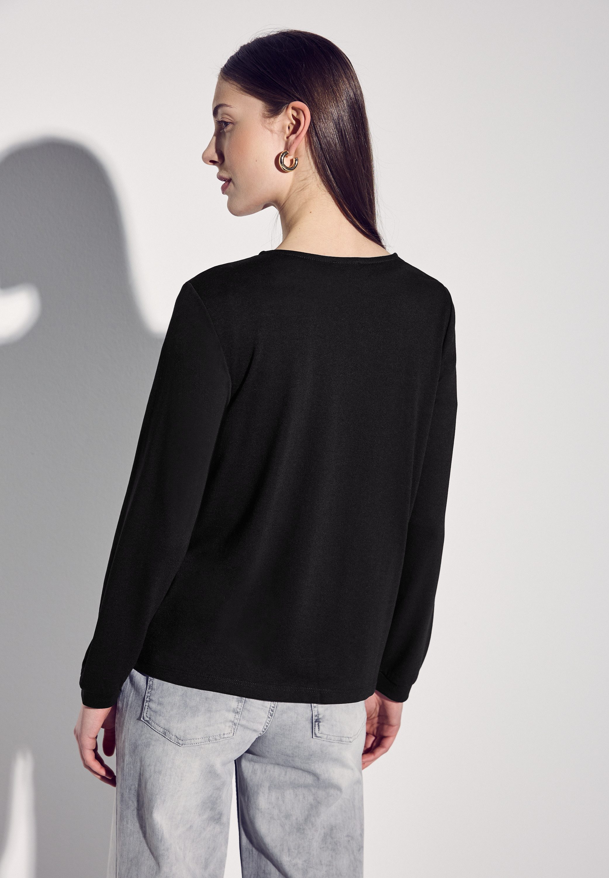 STREET ONE Cardigan, aus softem Materialmix günstig online kaufen