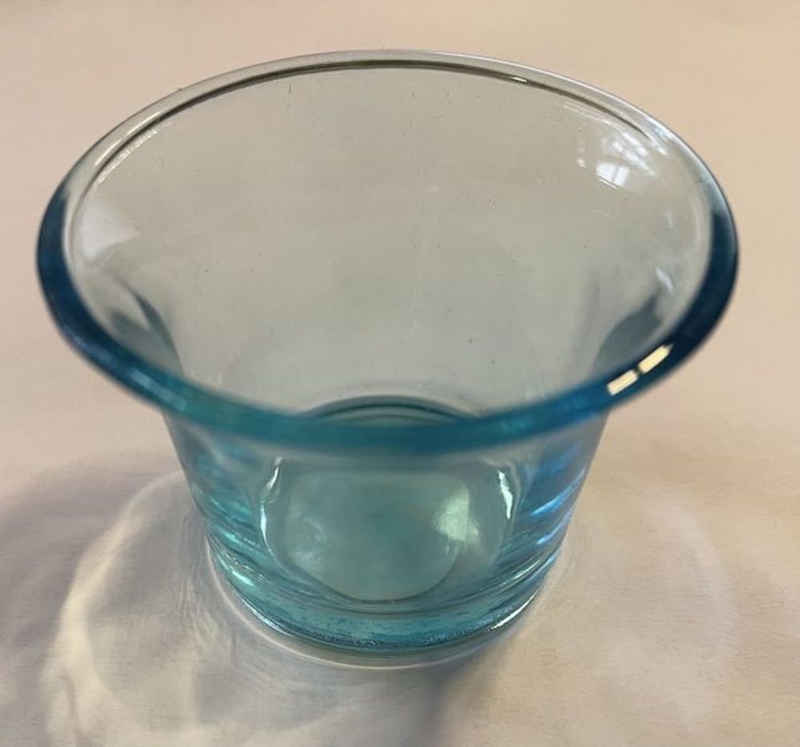 HobbyFun Kugelkerze Teelichtglas gebogen 6,5 x 4,5 cm 1 Stck.