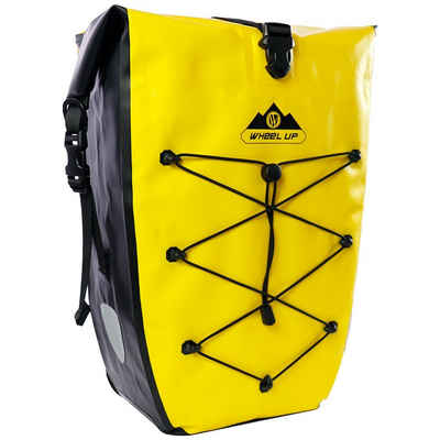 MidGard Gepäckträgertasche Premium-Fahrrad-Tasche für Gepäckträger, wasserfeste mit Reflektoren