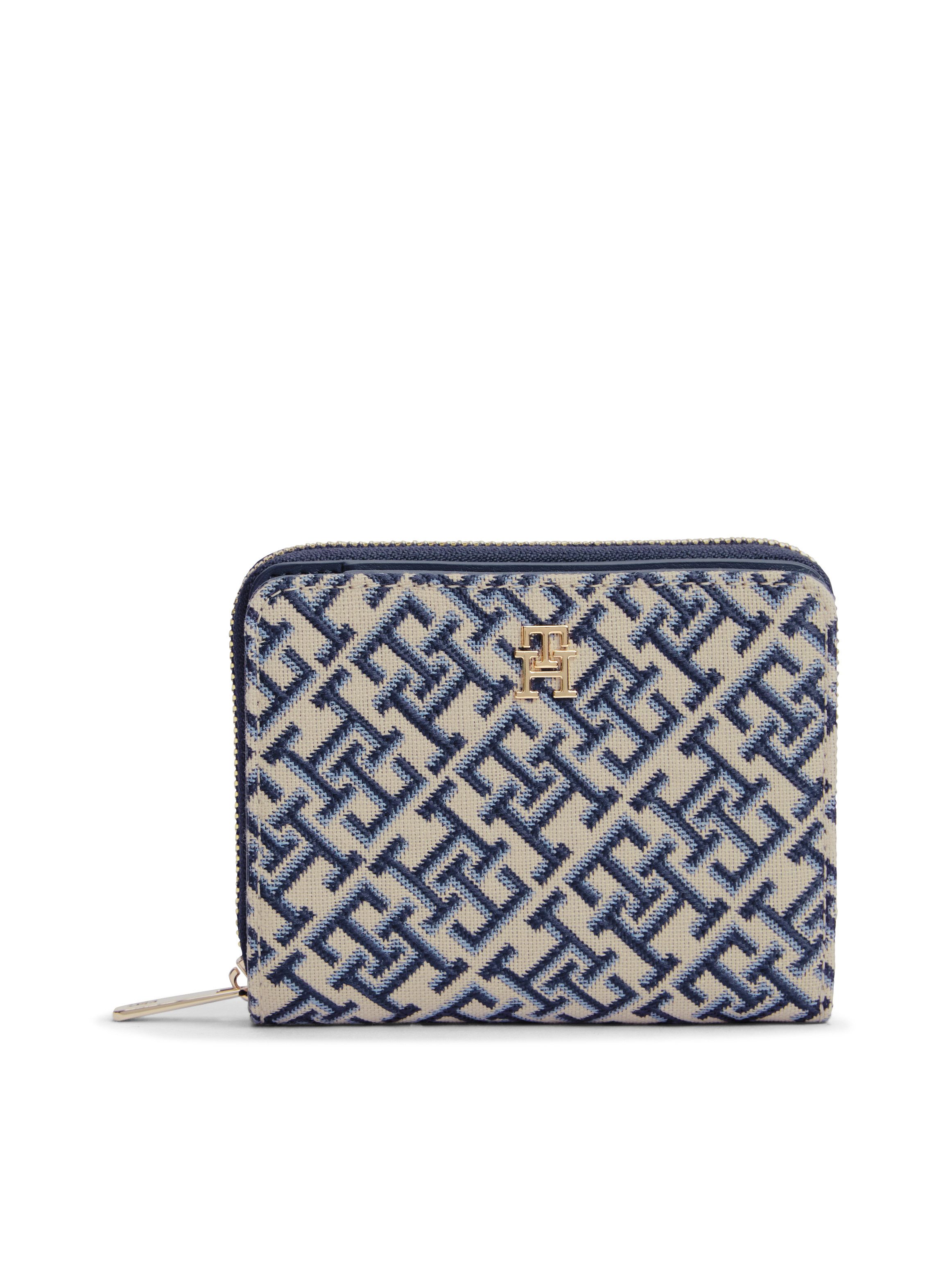 Geldbörse TH ICON MED ZA W/ FLAP JACQUARD