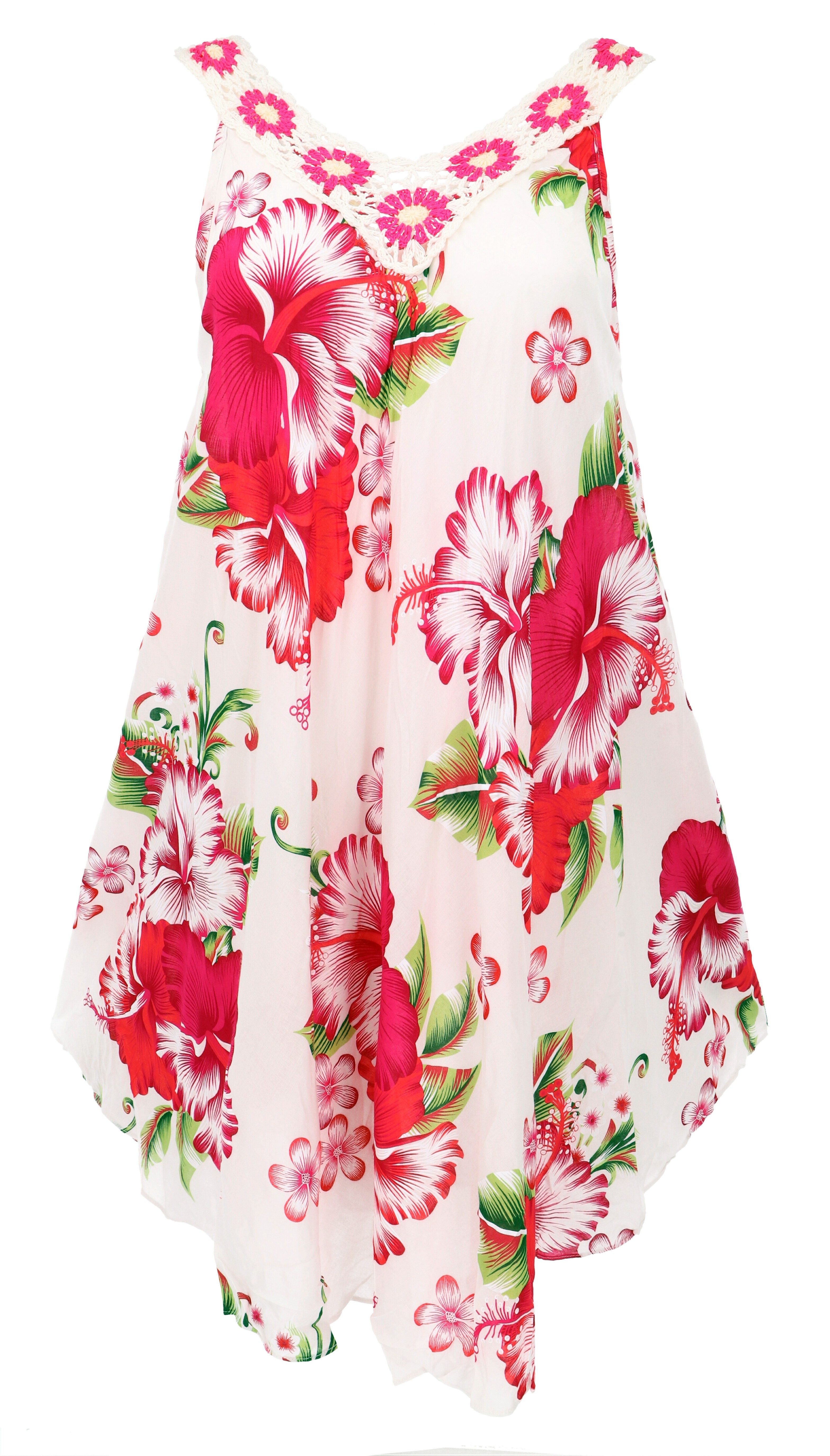 Midikleid Plus Size Boho Minikleid, weites Sommerkleid,..