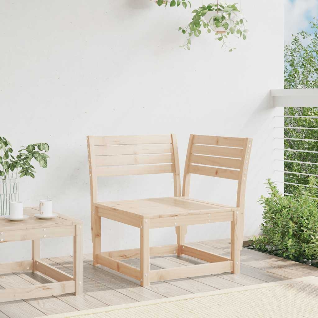 vidaXL Loungesofa Garten-Ecksofa 73x73x78 cm Massivholz Kiefer, 1 Teile