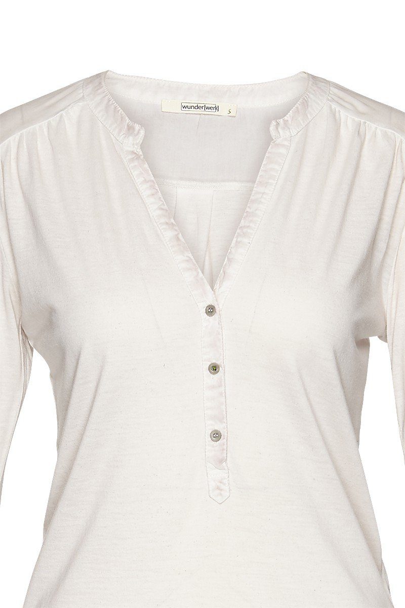 wunderwerk Kurzarmbluse Henley blouse 3/4 m.t. günstig online kaufen