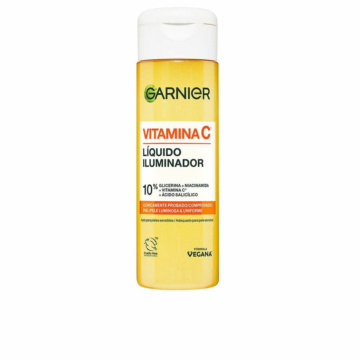 GARNIER Gesichtsfluid SKINACTIVE VITAMIN C beleuchtende Flüssigkeit 120 ml
