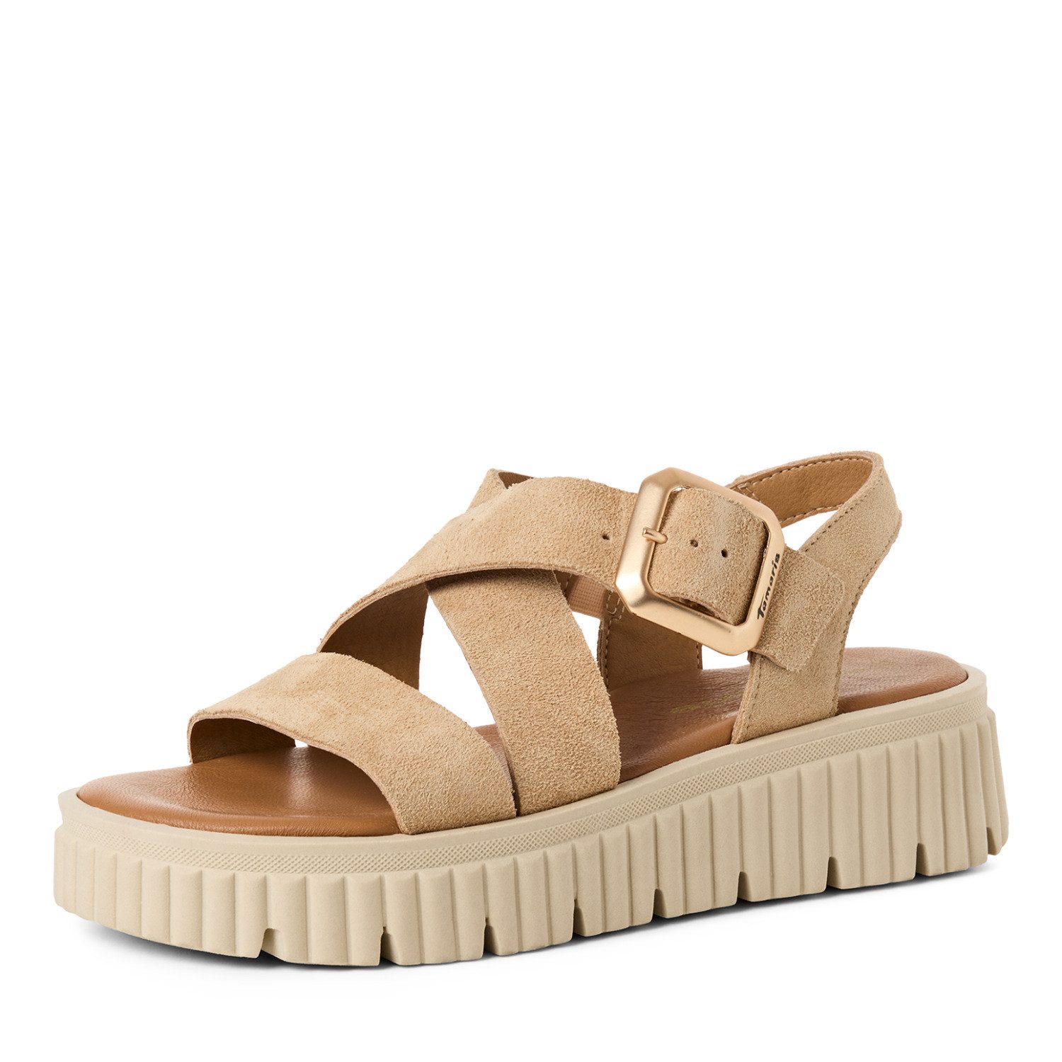 Tamaris Sandalette Plateau, Riemchensandale, Sommerschuh mit Touch It-Ausstattung