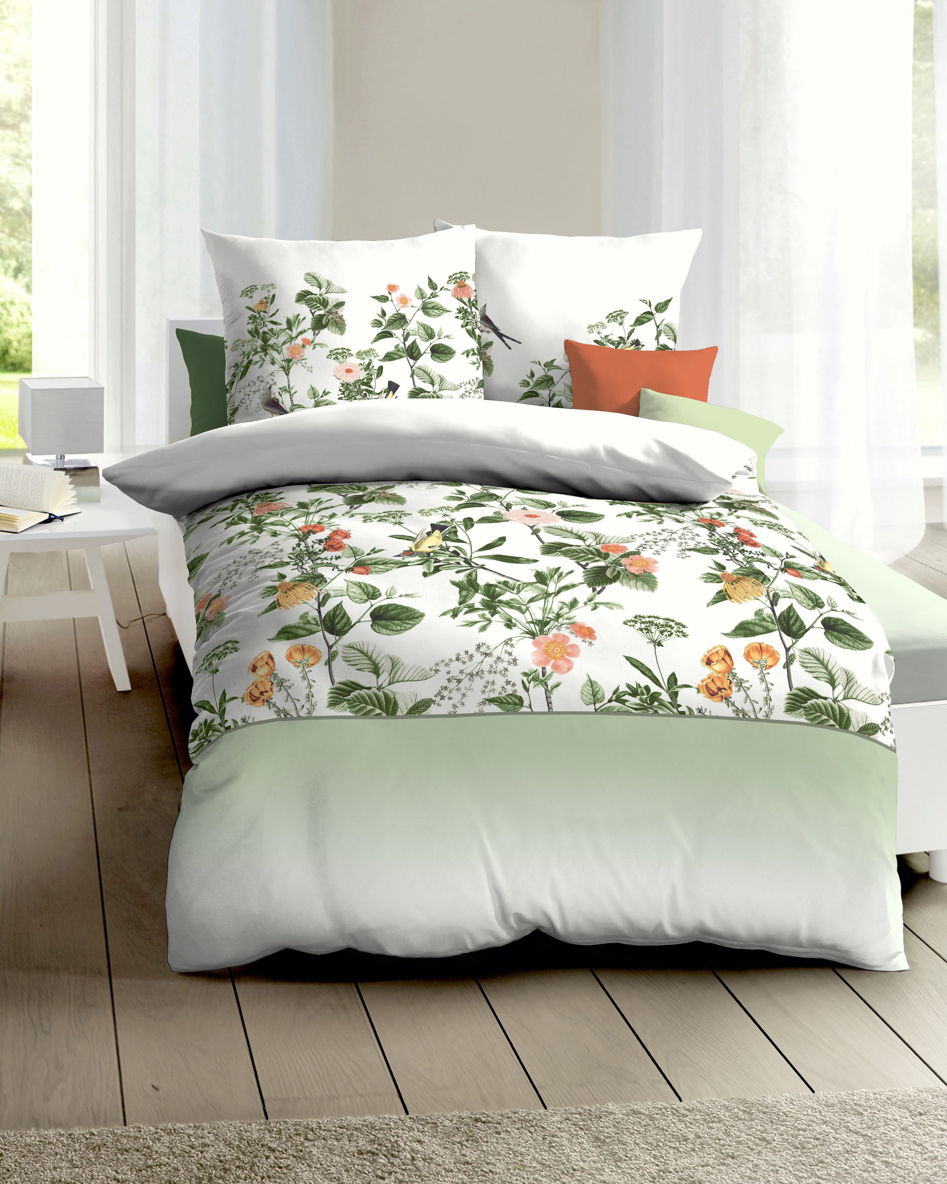 Kaeppel Bettwäsche Formosa, Mako-Satin, 2 teilig, günstig online kaufen