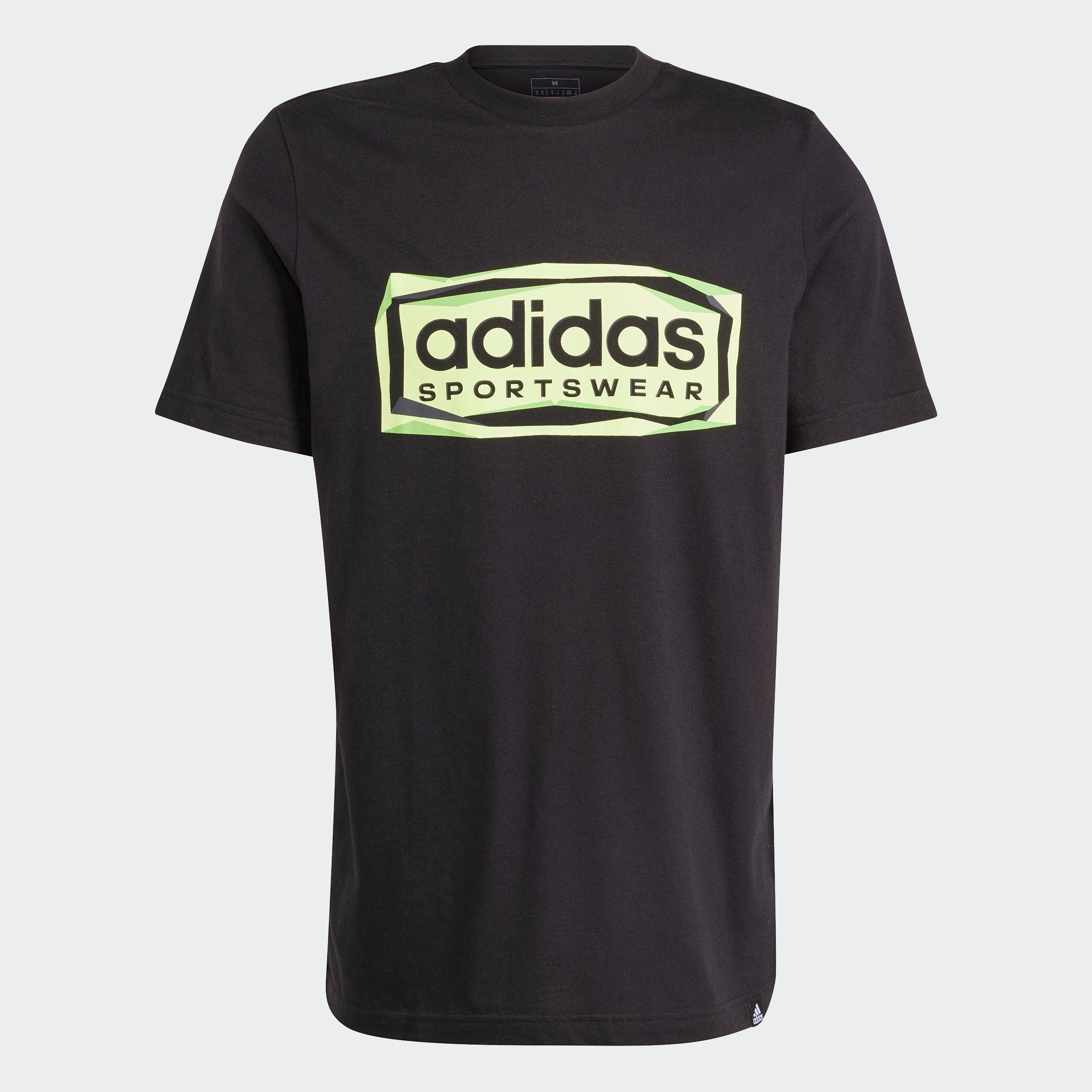 adidas Sportswear T-Shirt M FLD LOGO SPW BLACK
