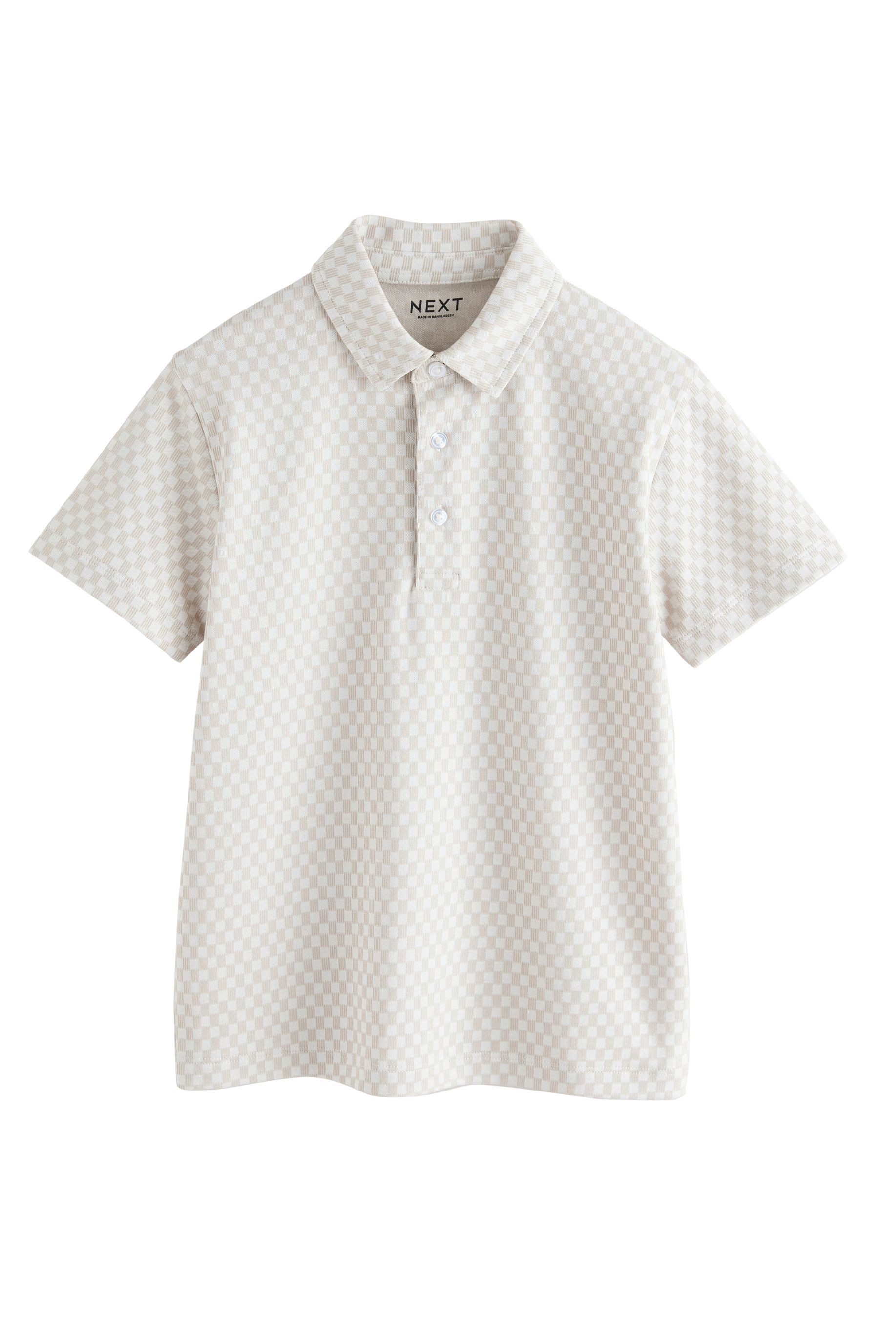Poloshirt Kurzärmeliges Jersey-Poloshirt