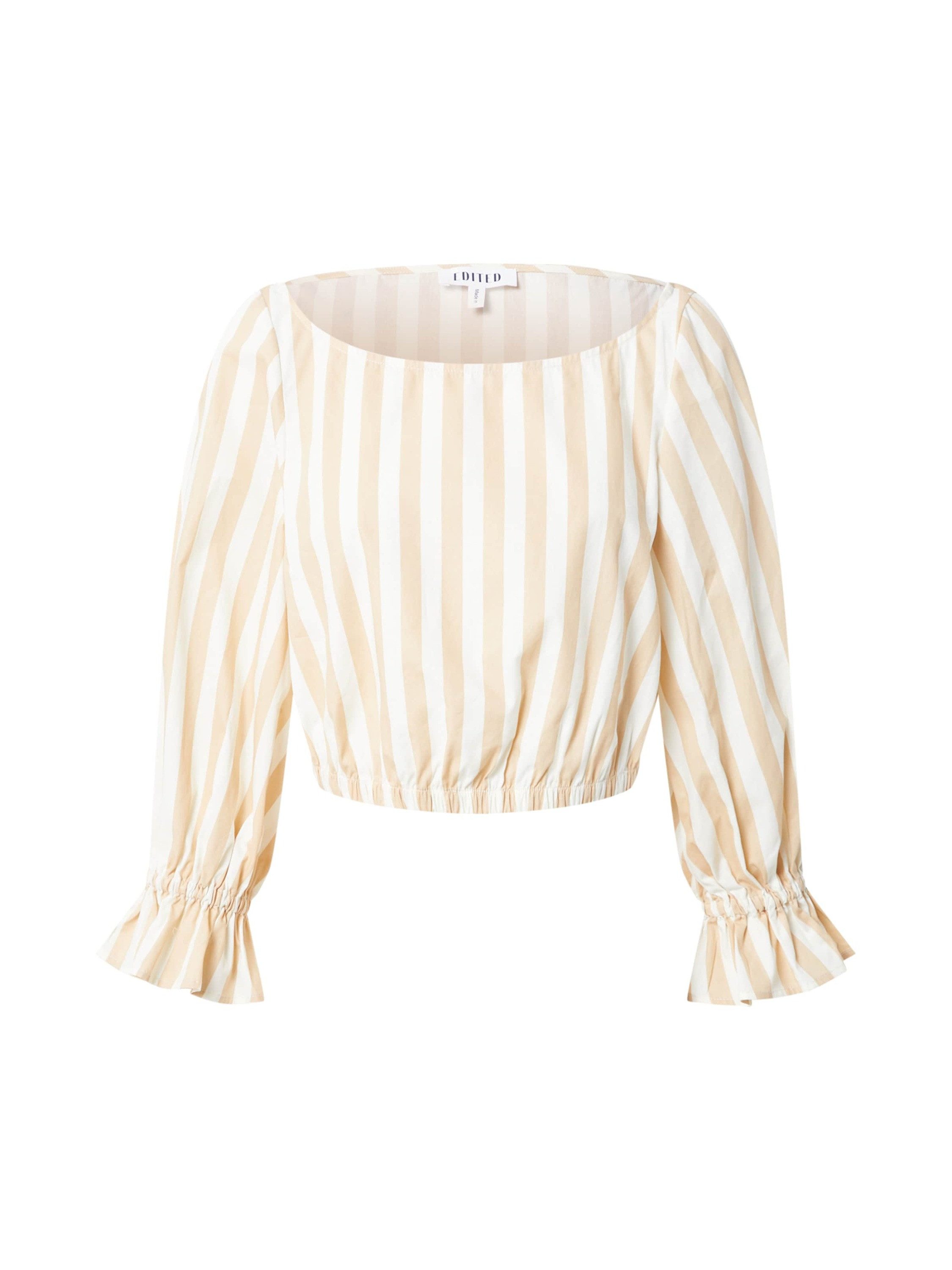 EDITED Langarmbluse Peppa (1-tlg) Drapiert/gerafft