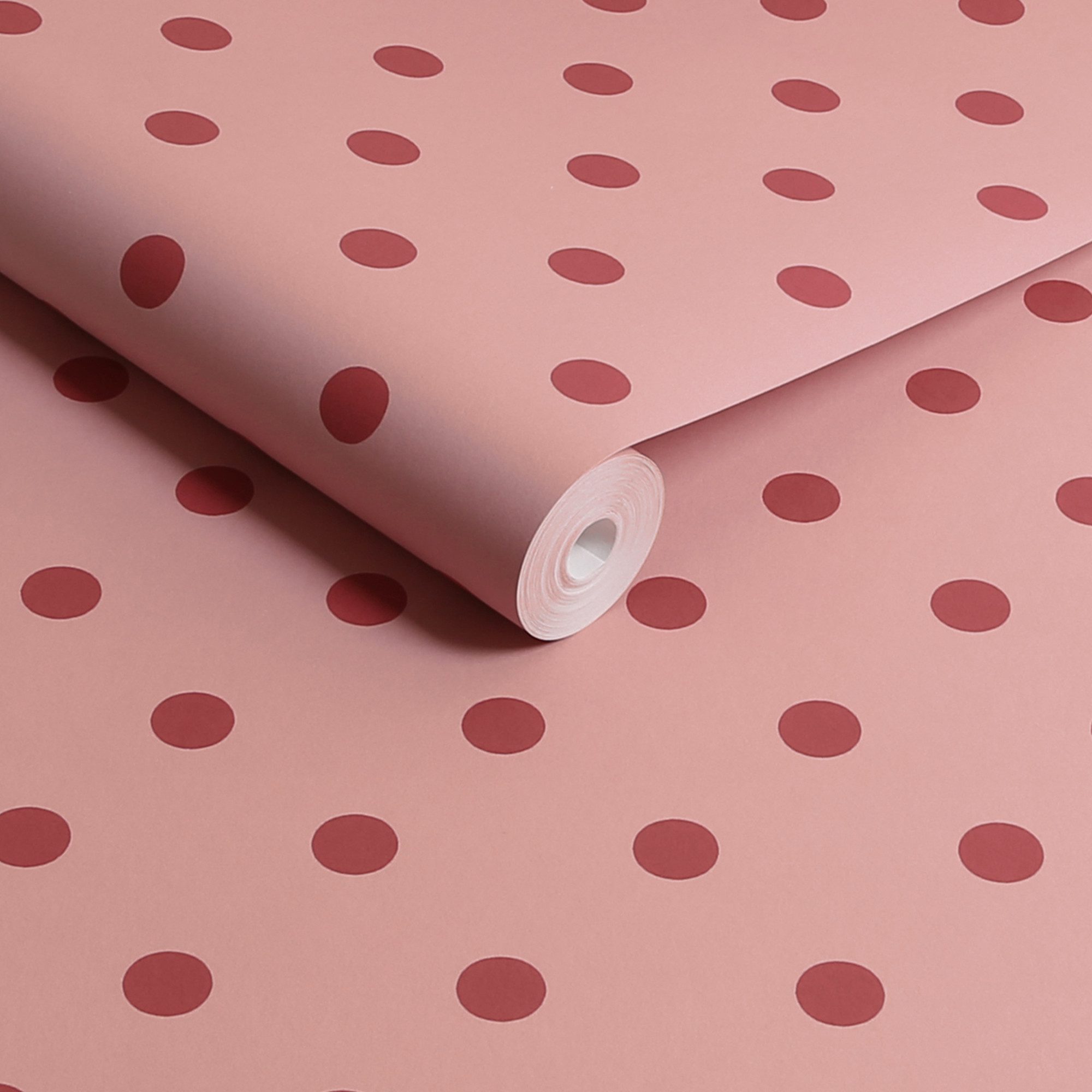 Cath Kidston Vliestapete Button Spot, glatt, gepunktet, (1 St), 10mx52cm (ca. 5m2)