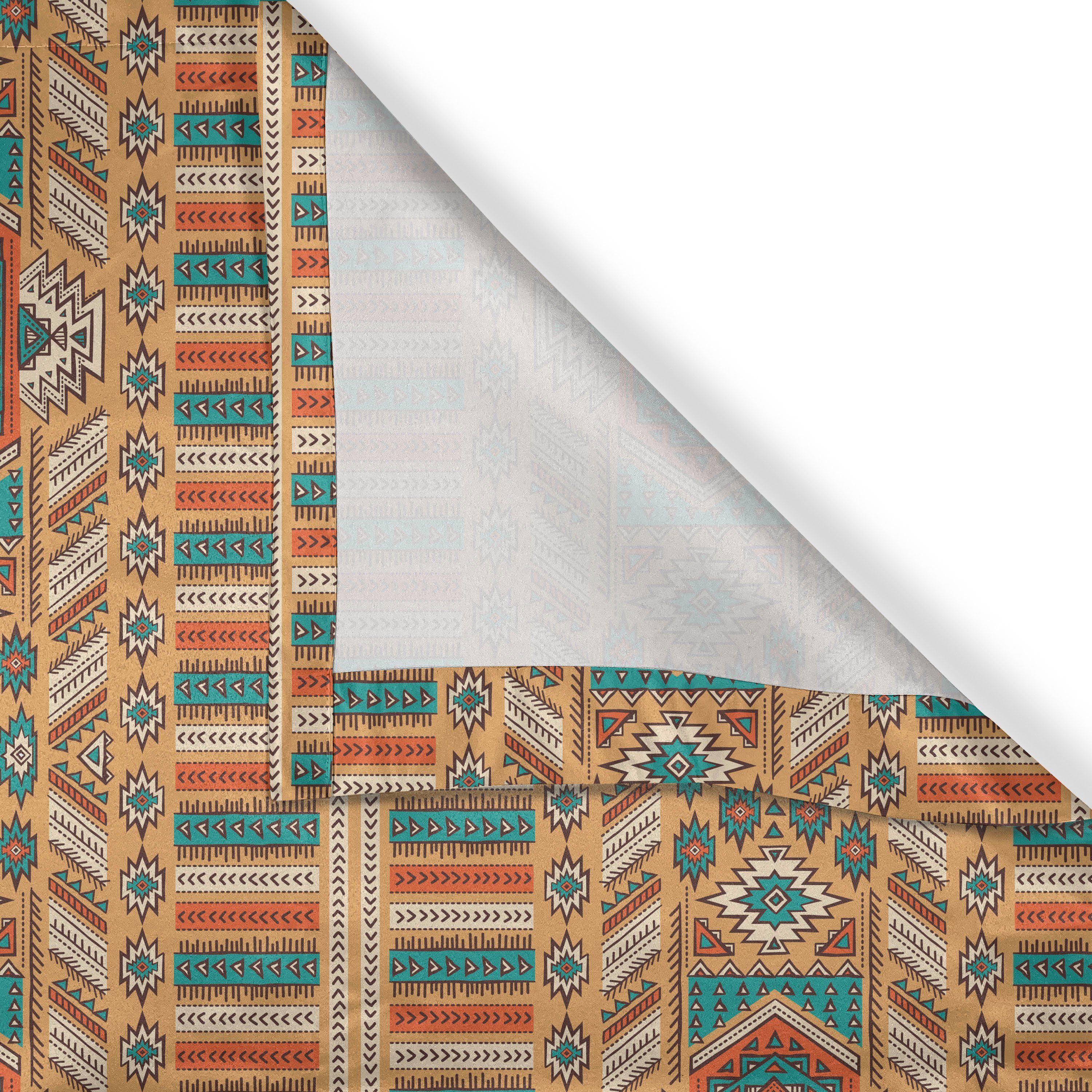 aztekisch für Bohemian 2-Panel-Fenstervorhänge Schlafzimmer Wohnzimmer, Gardine Pattern Dekorative Abakuhaus,