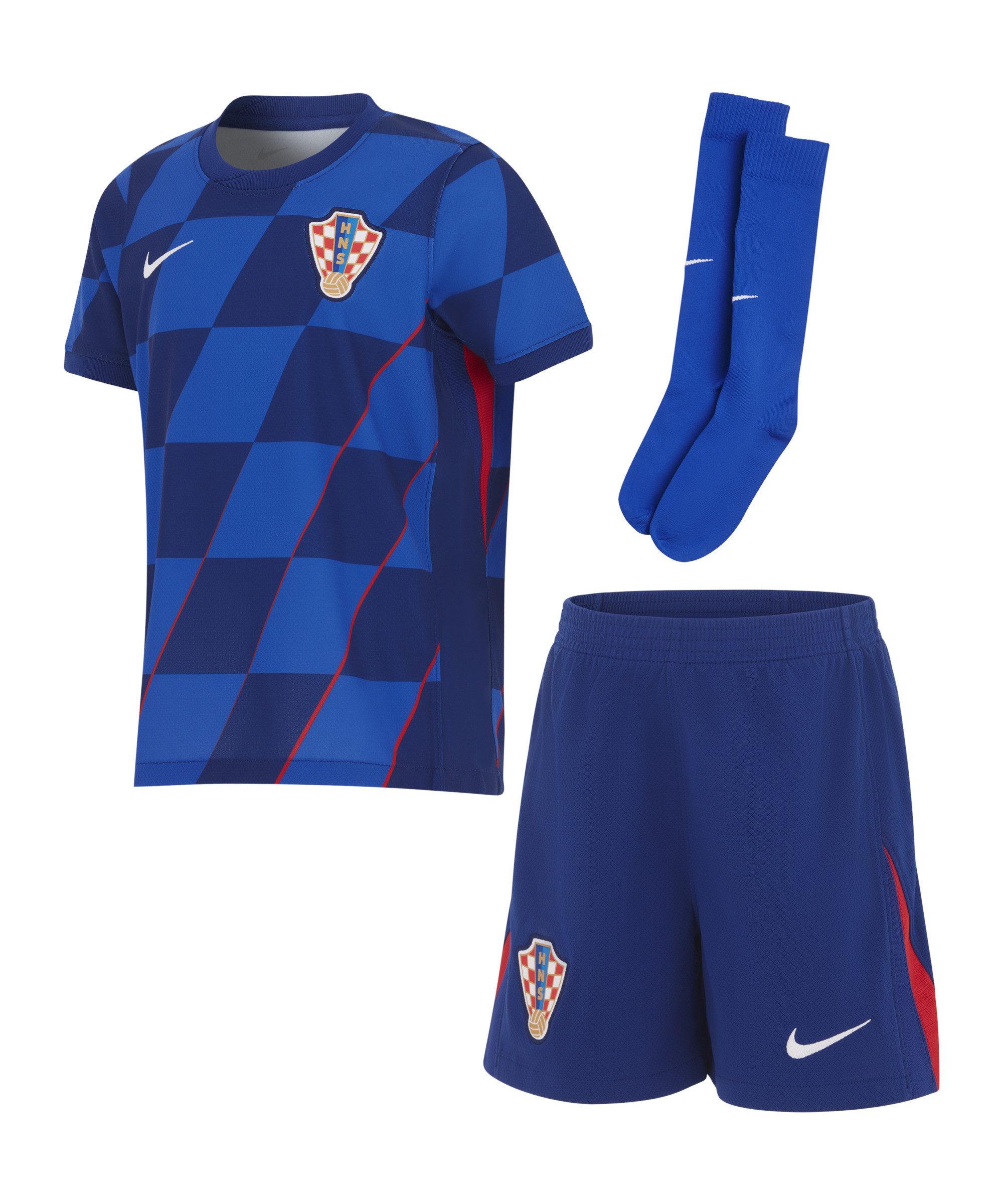 Nike Fußballtrikot Kroatien Minikit Away EM 2024 Kids